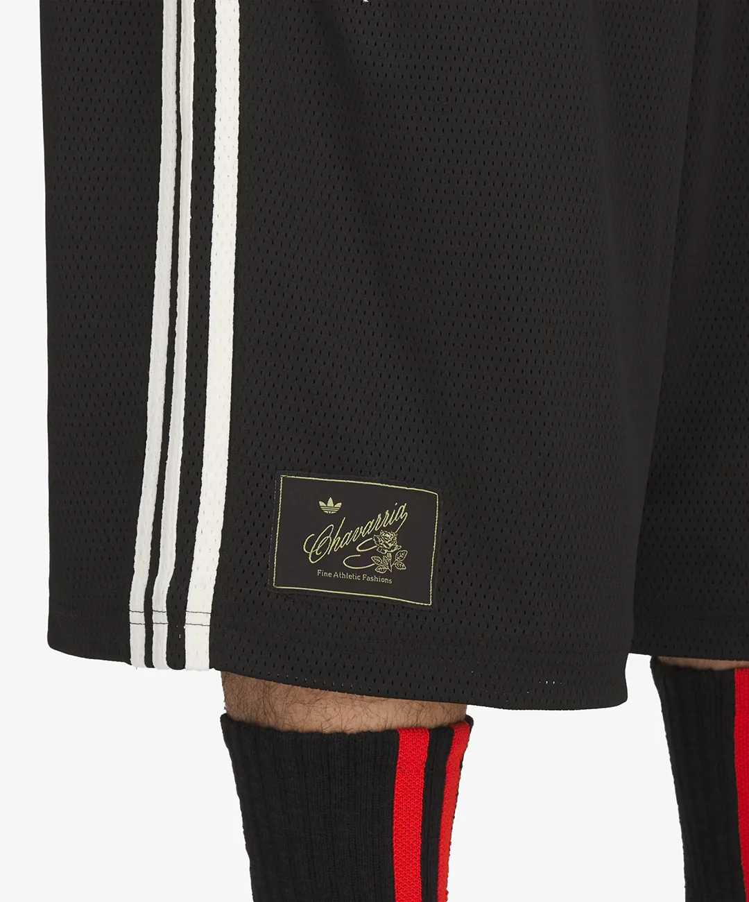 Adidas Originals | x WILLY CHAVARRIA MESH SHORTS { BLACK - Image 4