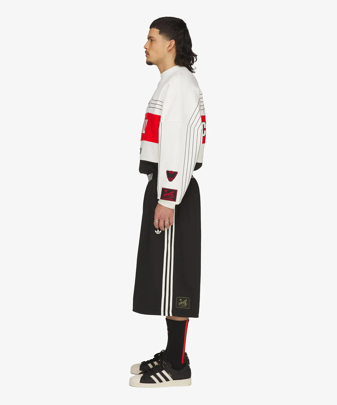 Adidas Originals | x WILLY CHAVARRIA MESH SHORTS { BLACK - Image 6