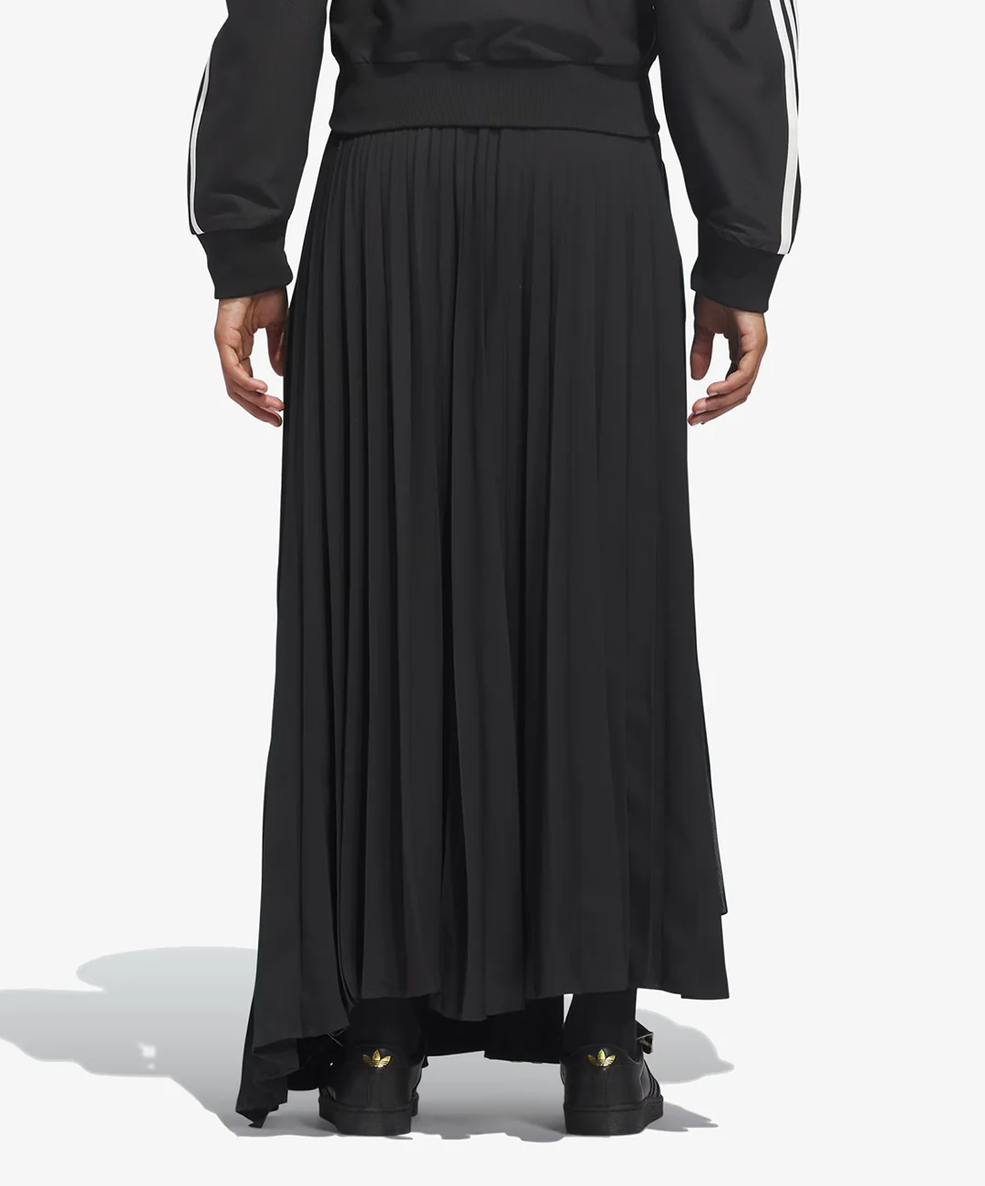 ADIDAS ORIGINALS | x WILLY CHAVARRIA PLEATED SKIRT { BLACK - Image 2