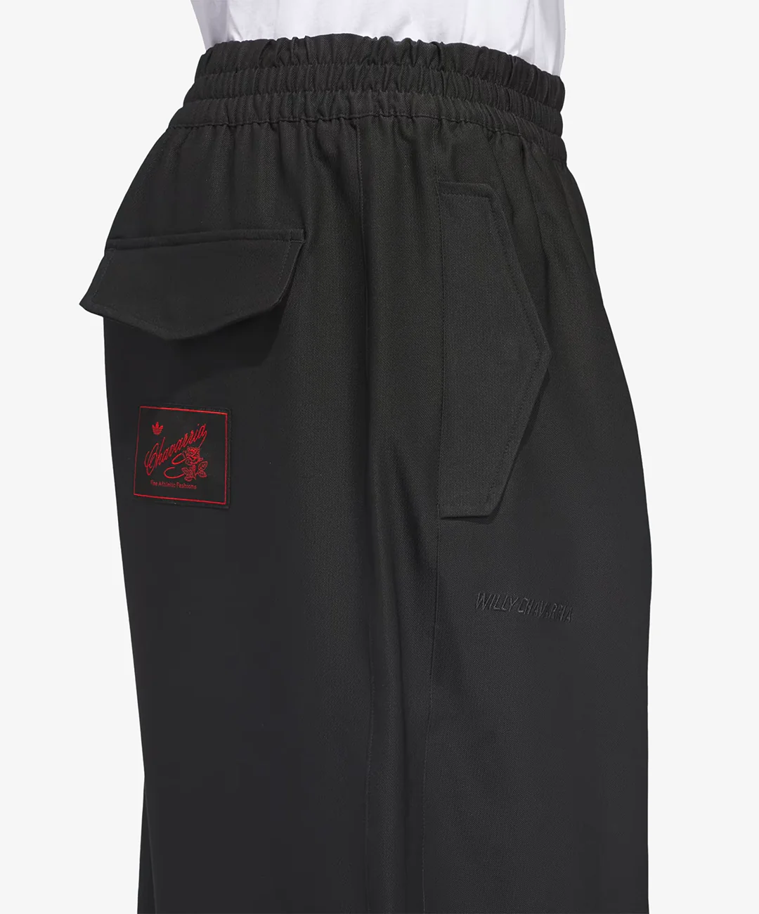 Adidas Originals | x WILLY CHAVARRIA TWILL TRACK PANT { BLACK - Image 6