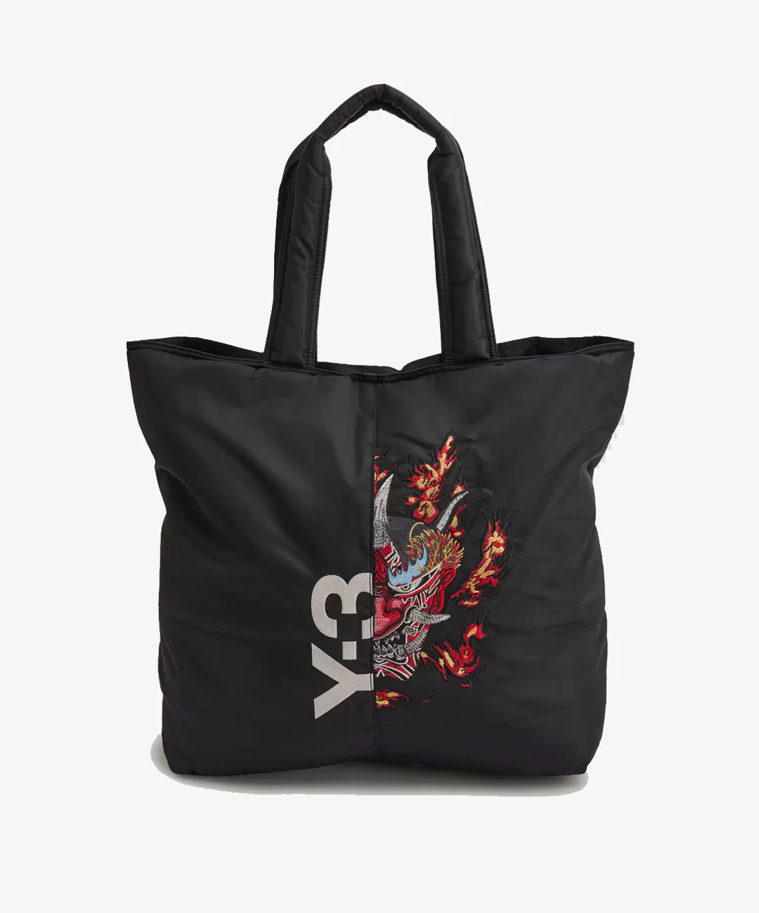 ADIDAS ORIGINALS | x Y-3 GRAPHIC TOTE BAG { BLACK - Image 2