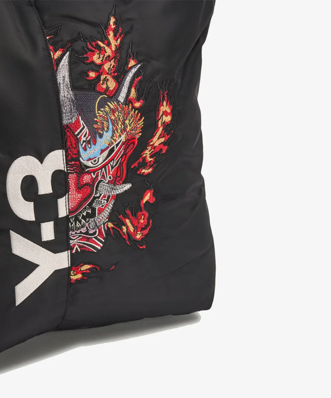 ADIDAS ORIGINALS | x Y-3 GRAPHIC TOTE BAG { BLACK - Image 5