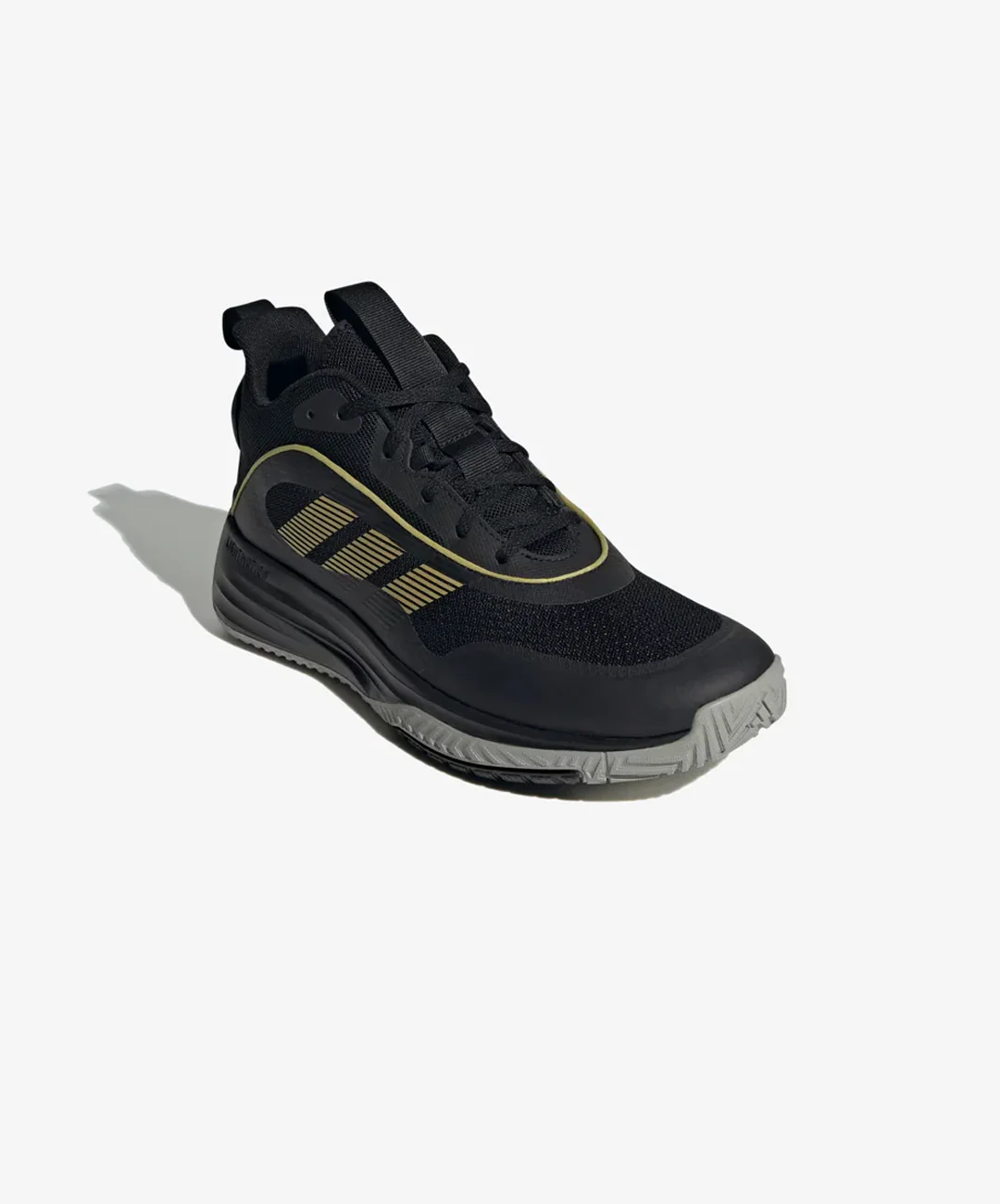 ADIDAS | OWN THE GAME 3 { CORE BLACK/GOLD METALLIC/MGH SOLID GREY - Image 3