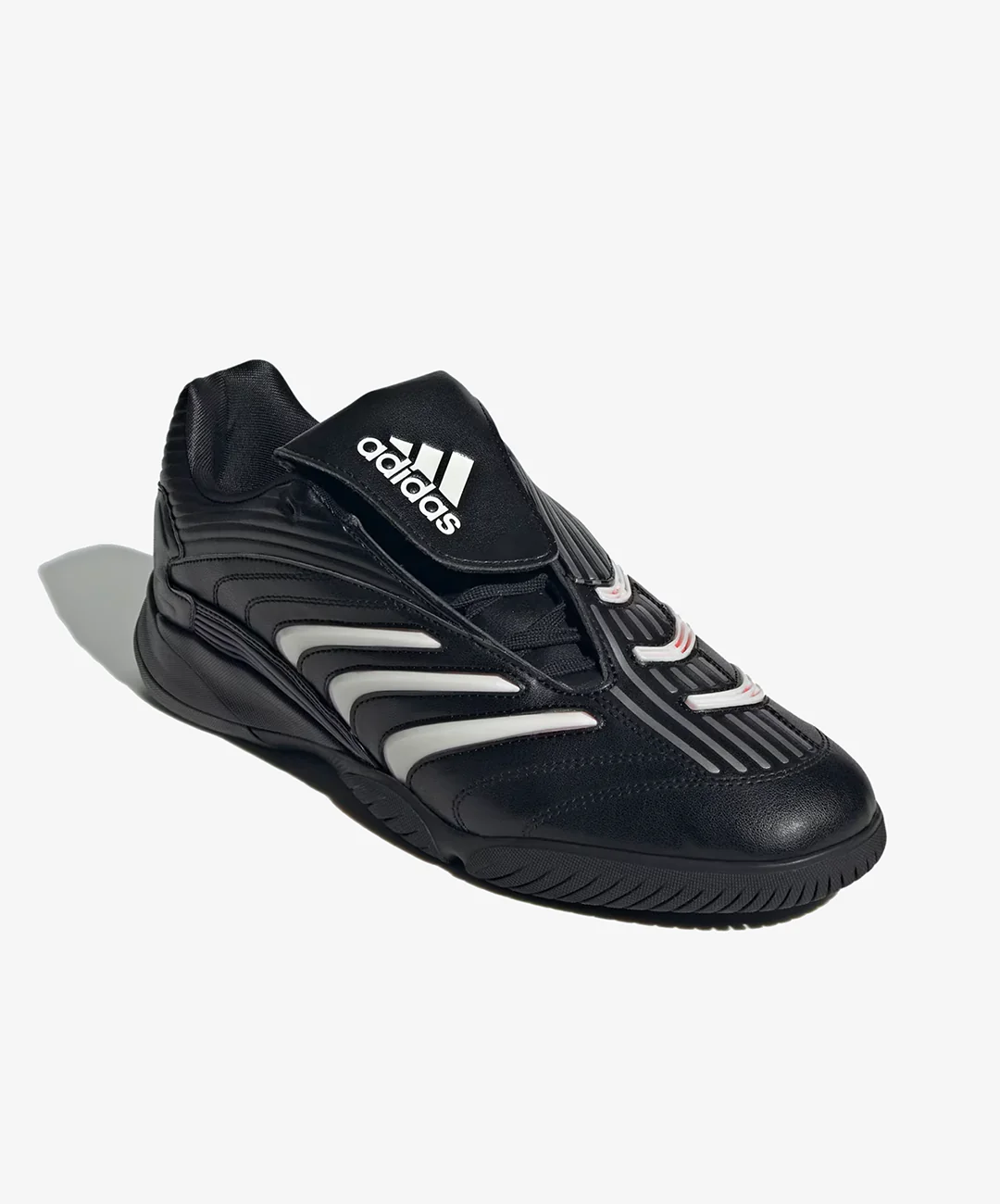 ADIDAS | PREDATOR SALA SHOE { CORE BLACK / ZERO METALIC / LUCID RED - Image 3
