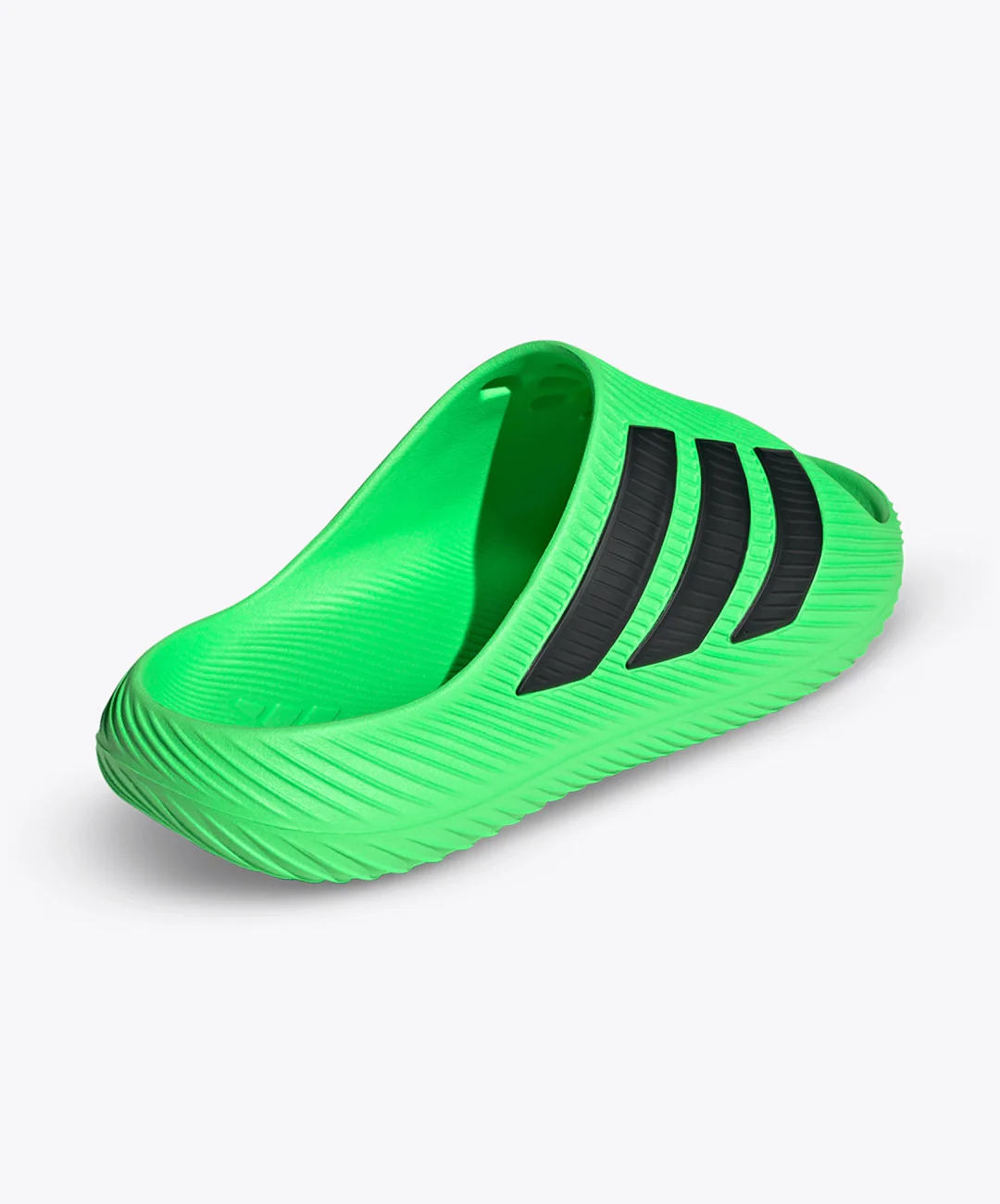 ADIDAS | PURECHILL SLIDES { SCREAMING GREEN/CORE BLACK - Image 5