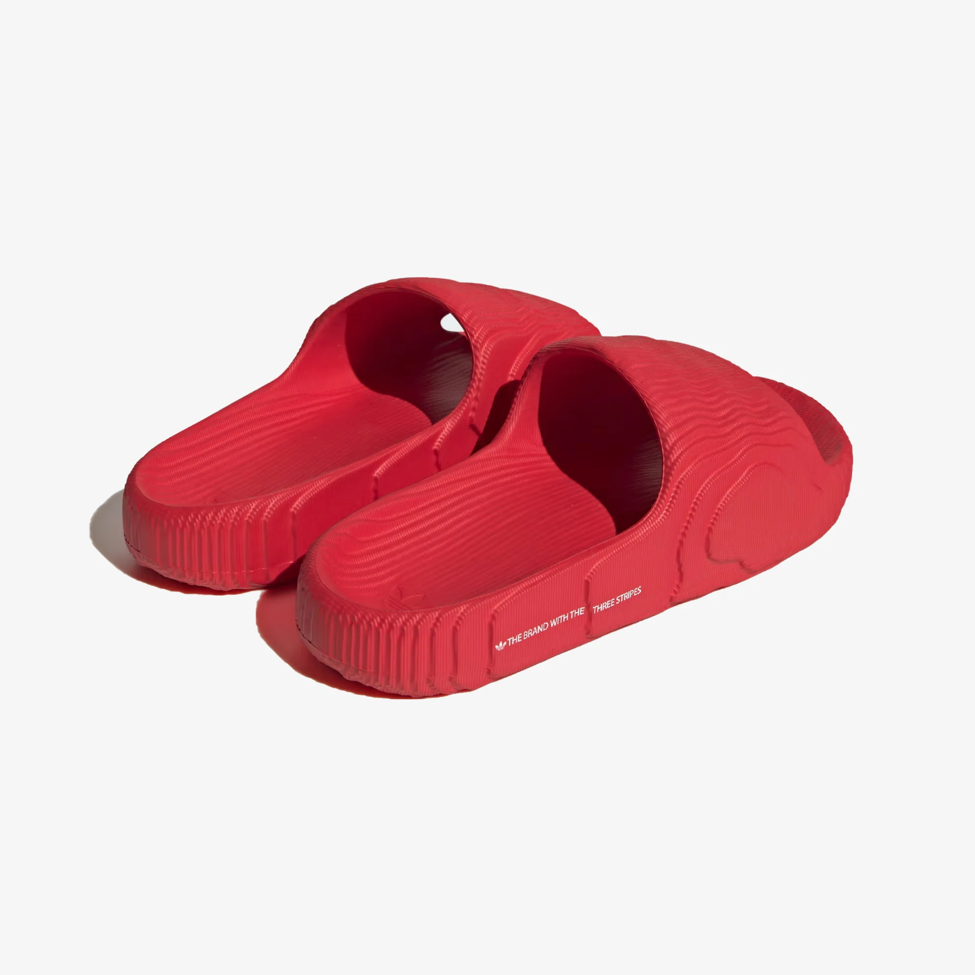 Adidas Originals | ADILETTE 22 SLIDES { BETTER SCARLET / CLOUD WHITE / BETTER SCARLET - Image 3
