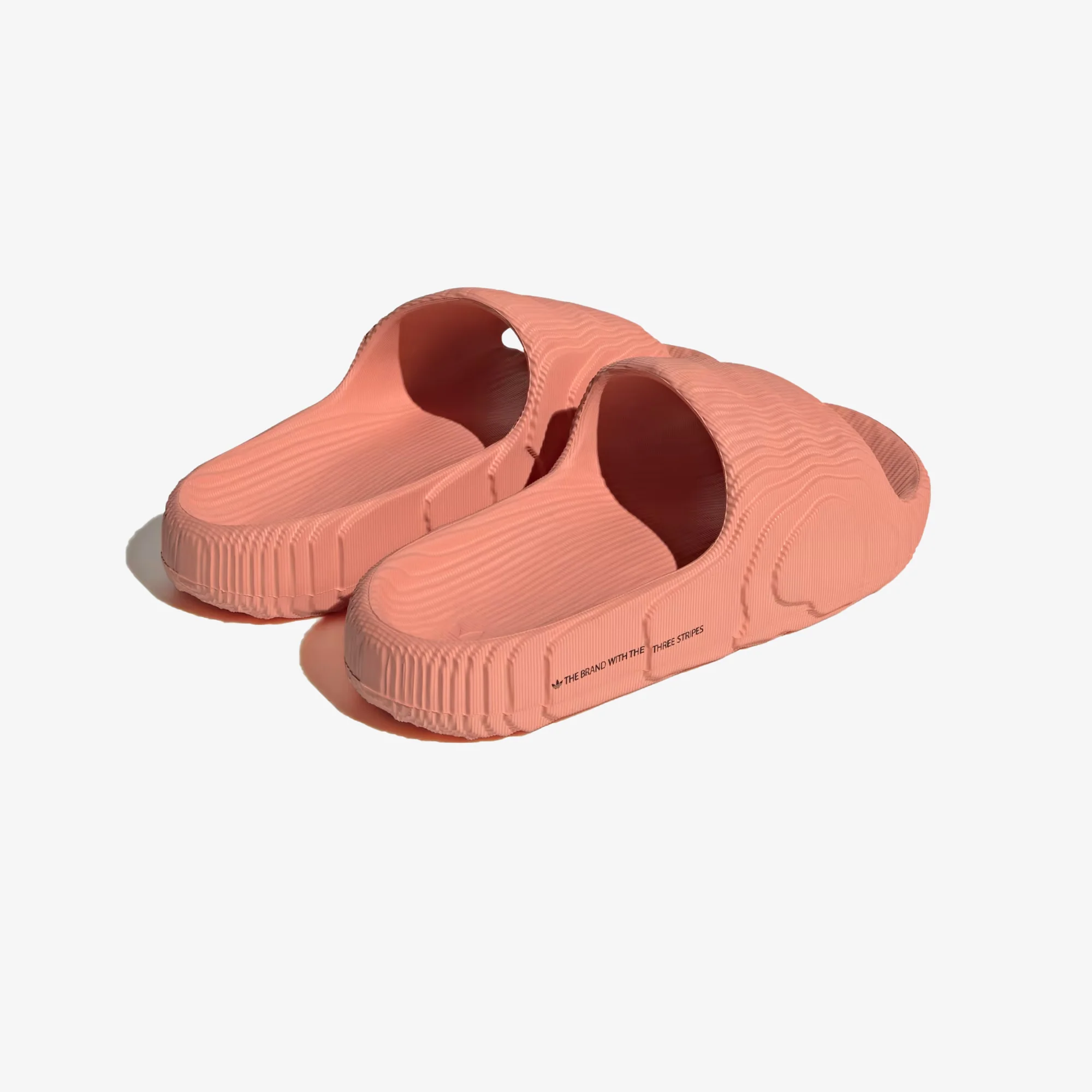 Adidas Originals | ADILETTE 22 SLIDES { WONDER CLAY/CORE BLACK - Image 3
