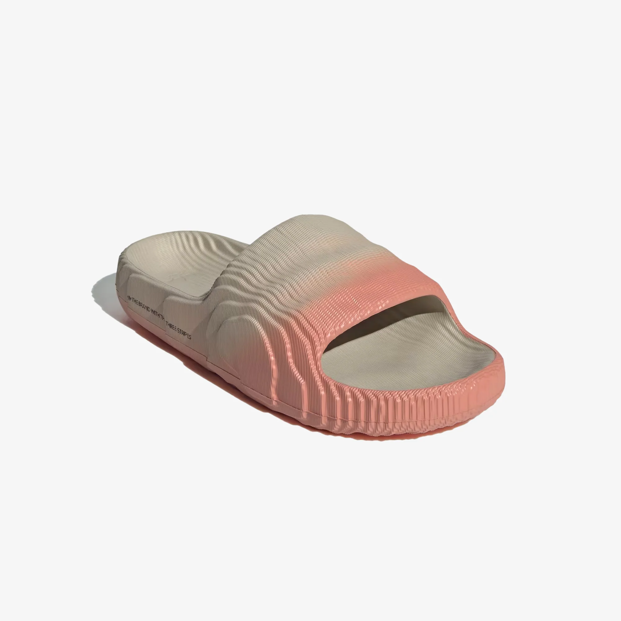 Adidas Originals | ADILETTE 22  { WONDER BEIGE/WONDER CLAY/CORE BLACK - Image 2