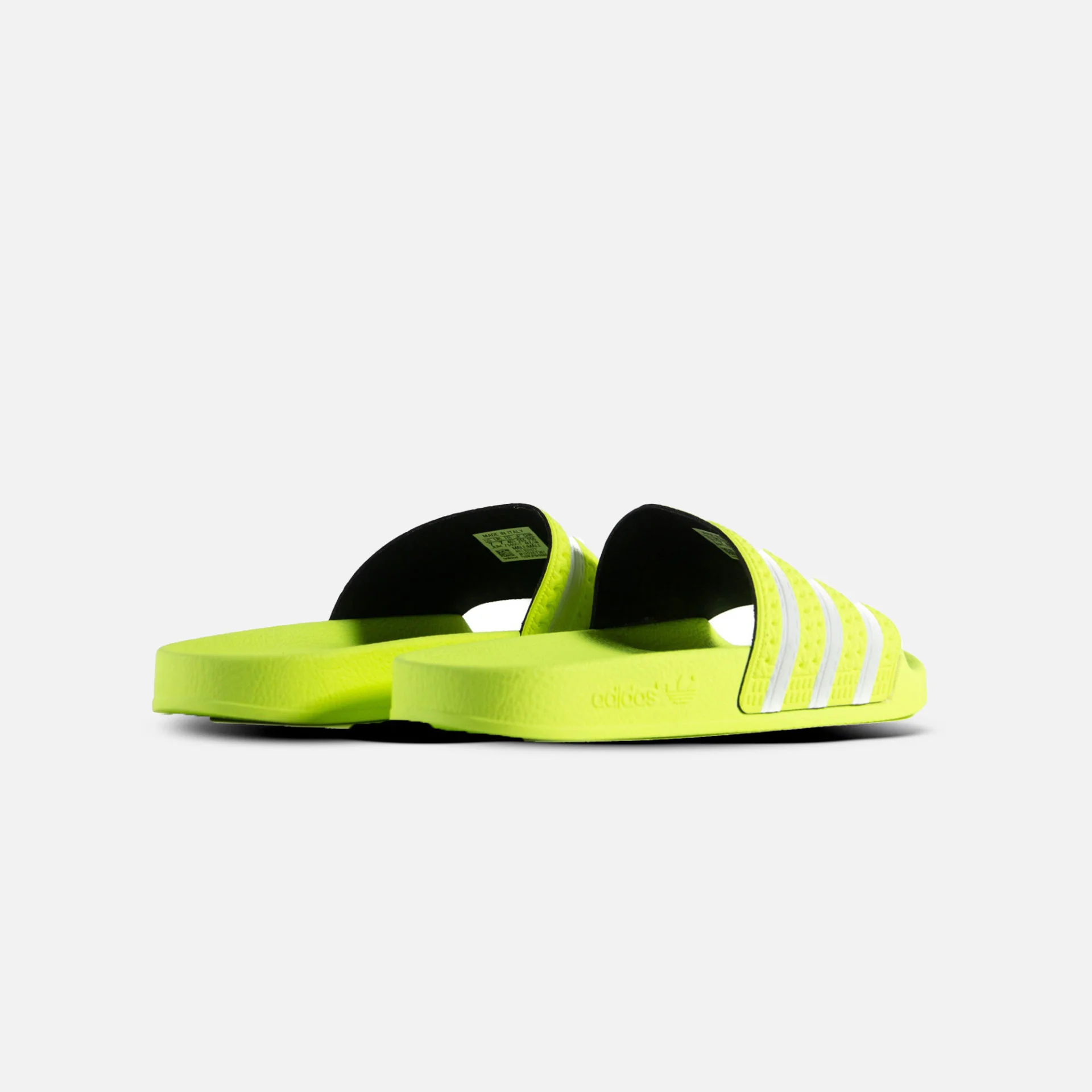 Adidas Originals | ADILETTE NEON YELLOW - Image 3