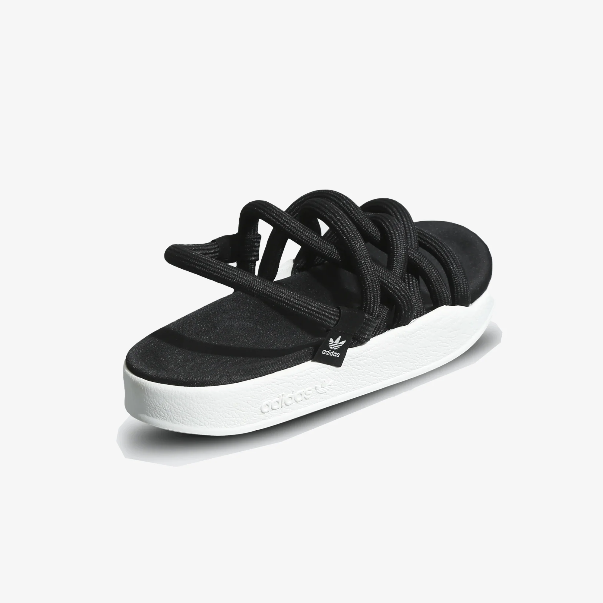 Adidas Originals | ADILETTE NODA SANDALS { BLACK/WHITE - Image 3