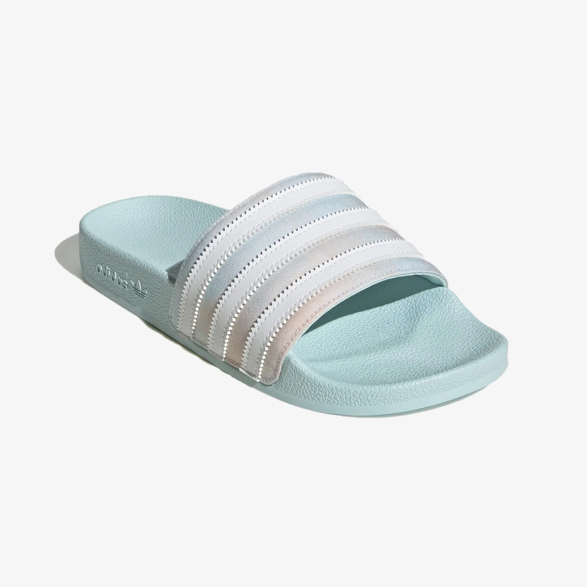 Adidas Originals | ADILETTE SLIDES { ALMOST BLUE / CLOUD WHITE - Image 2