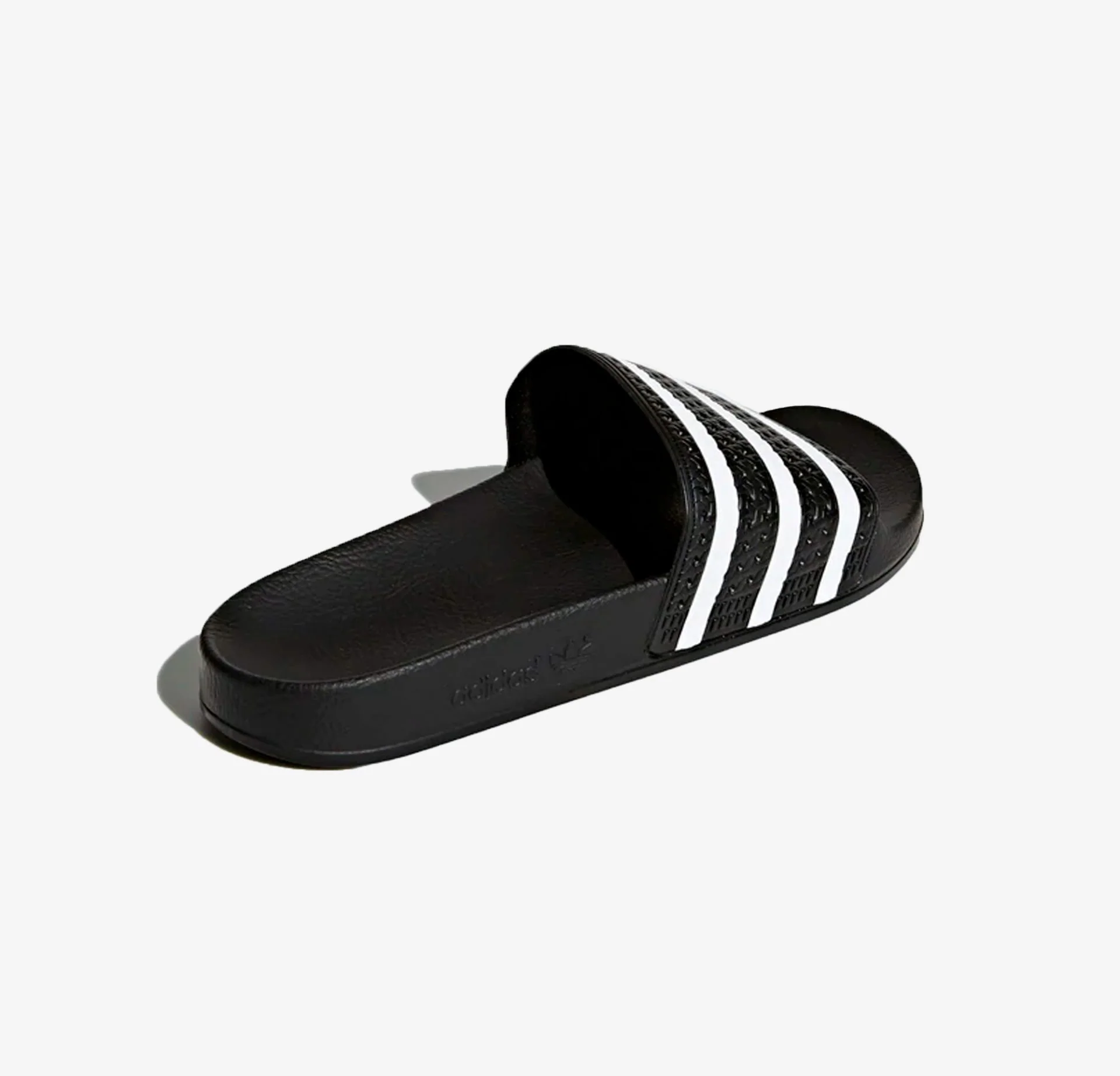 Adidas Originals | ADILETTE SLIDES  { CORE BLACK / WHITE - Image 3