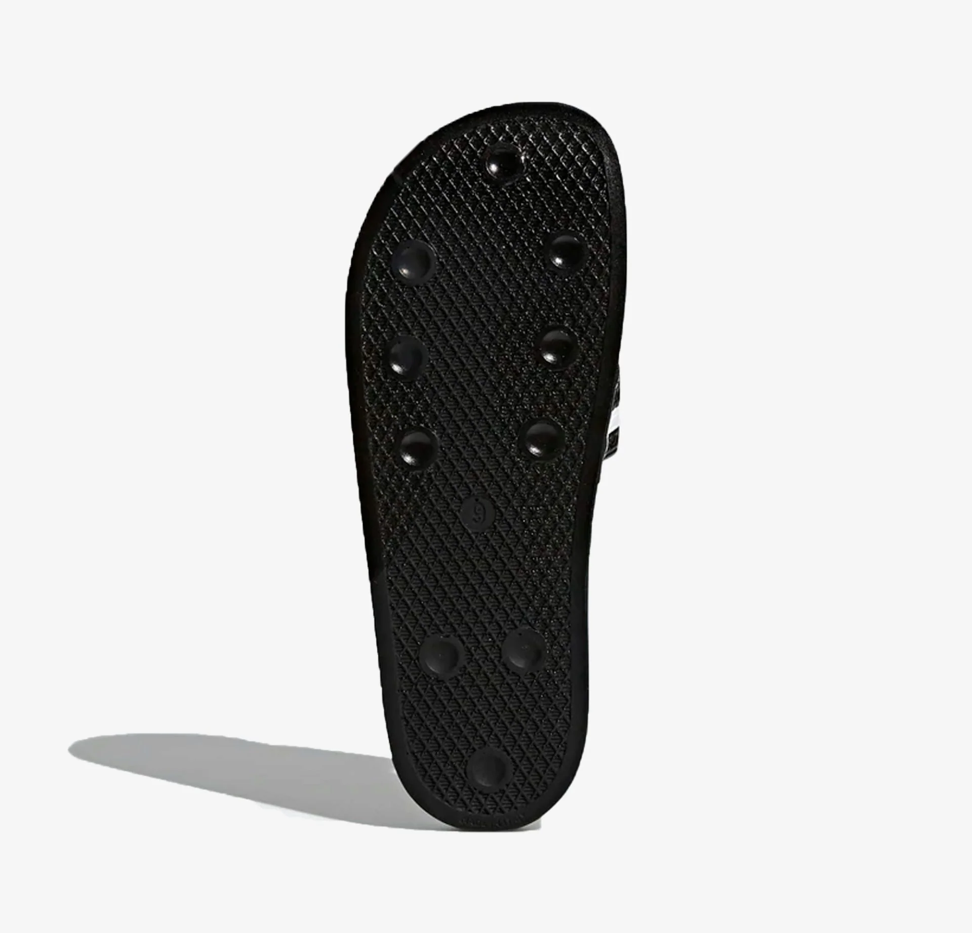 Adidas Originals | ADILETTE SLIDES  { CORE BLACK / WHITE - Image 5