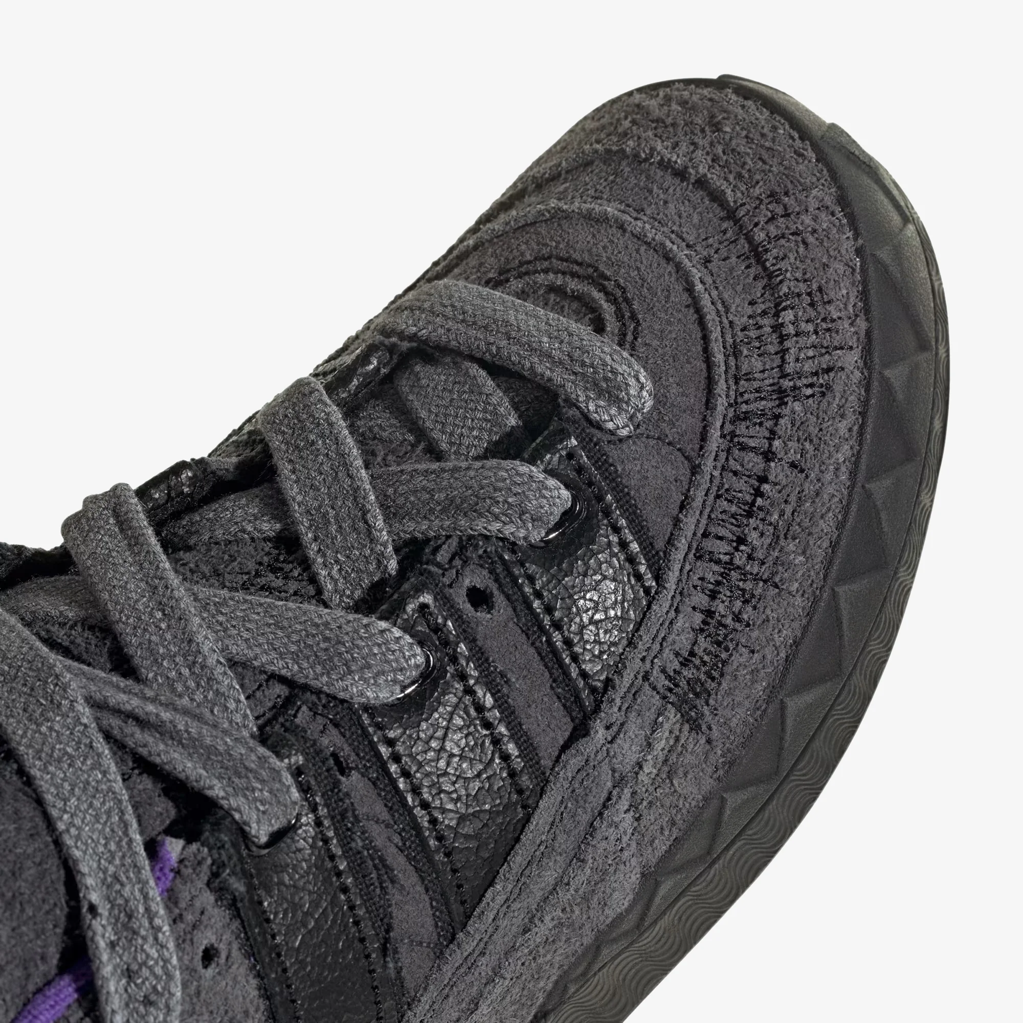Adidas Originals | ADIMATIC MID YOUTH OF PARIS { UTILITY BLACK/CORE BLACK/PANTONE - Image 4
