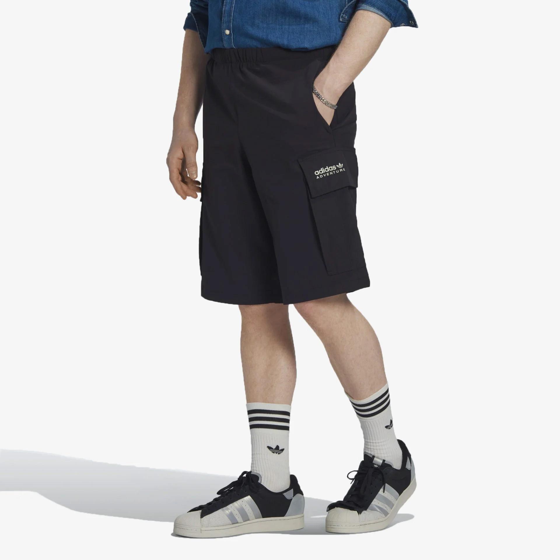 Adidas Originals | ADVENTURE CARGO SHORTS { BLACK