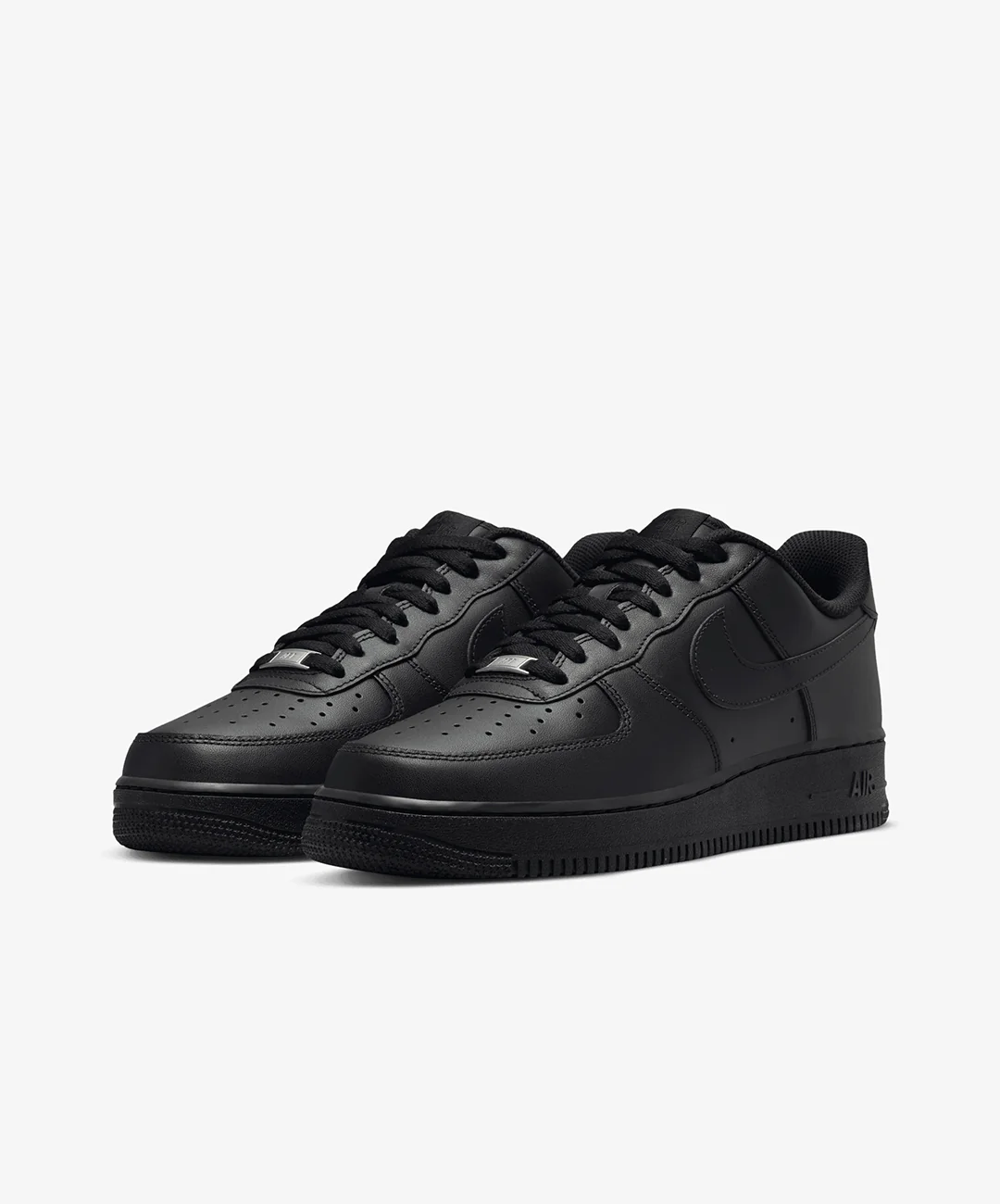 Nike | AIR FORCE 1 '07 { BLACK/BLACK/BLACK - Image 3