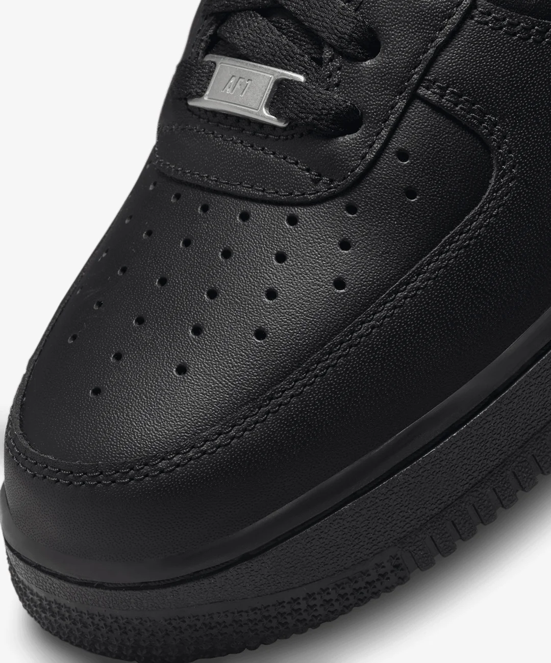 Nike | AIR FORCE 1 '07 { BLACK/BLACK/BLACK - Image 5