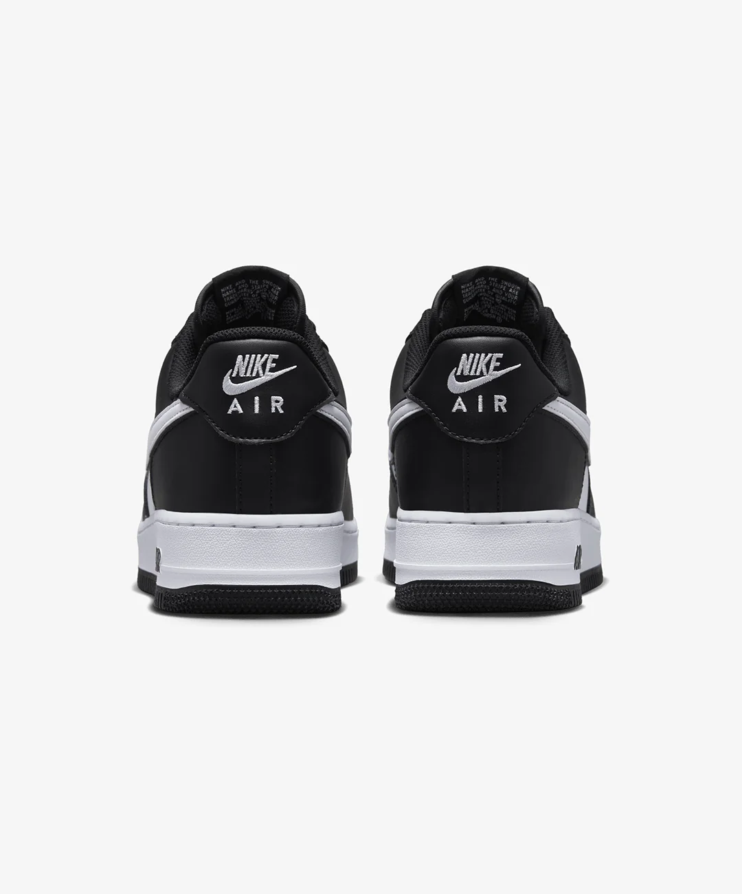 Nike | AIR FORCE 1 '07 { BLACK/WHITE - Image 4