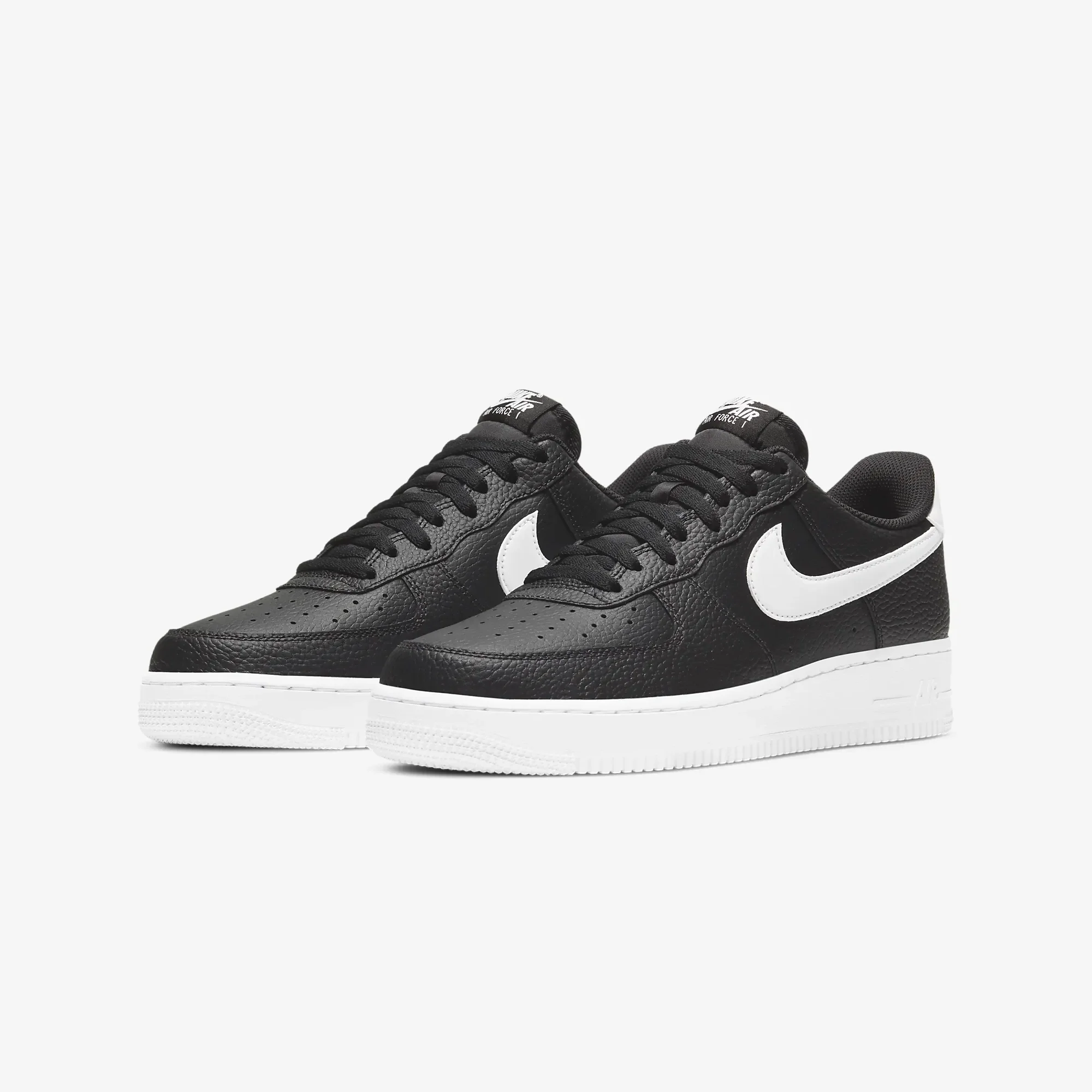 Nike | AIR FORCE 1 '07 { BLACK/WHITE - Image 2