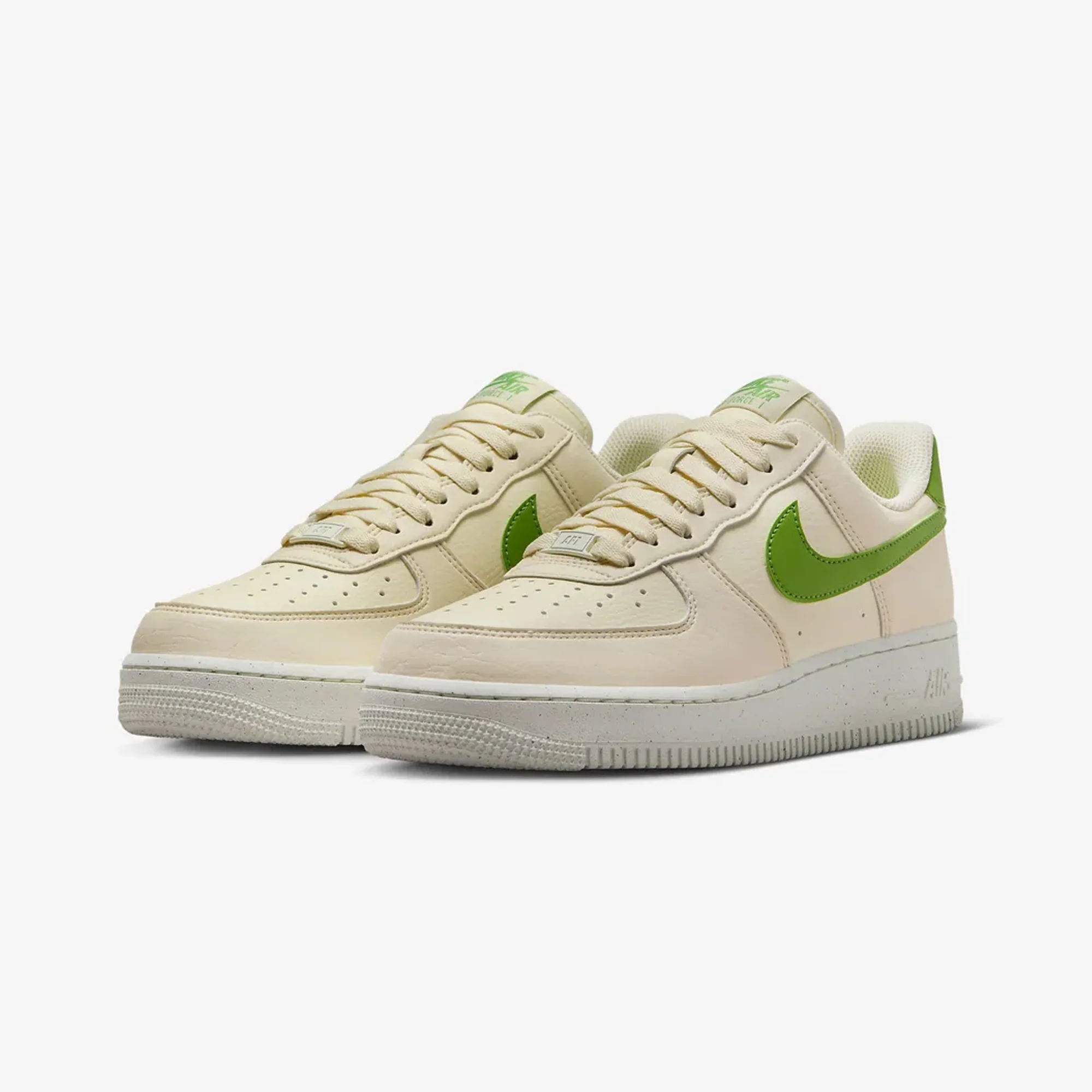 Nike | AIR FORCE 1 '07 { COCONUT MILK/CHLOROPHYLL-SAIL-VOLT - Image 2
