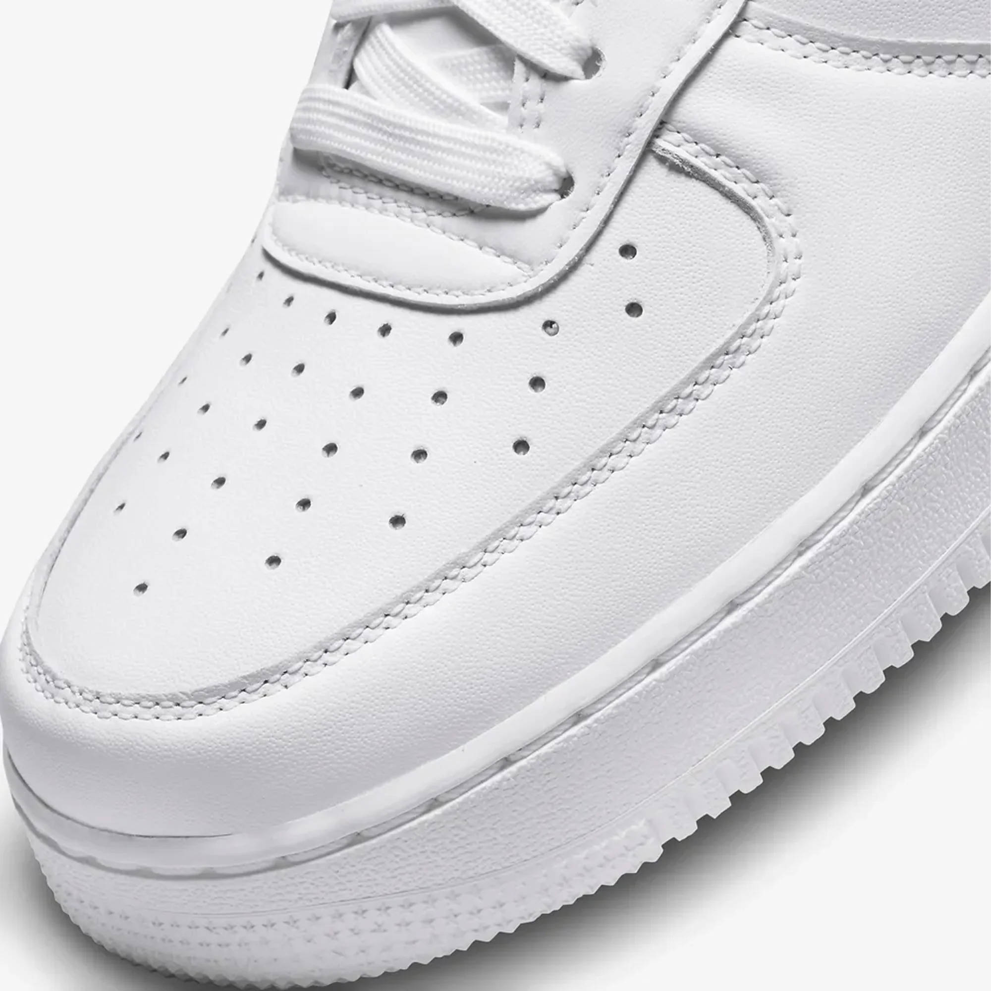 Nike | AIR FORCE 1 '07 FRESH { WHITE/WHITE-WHITE - Image 4
