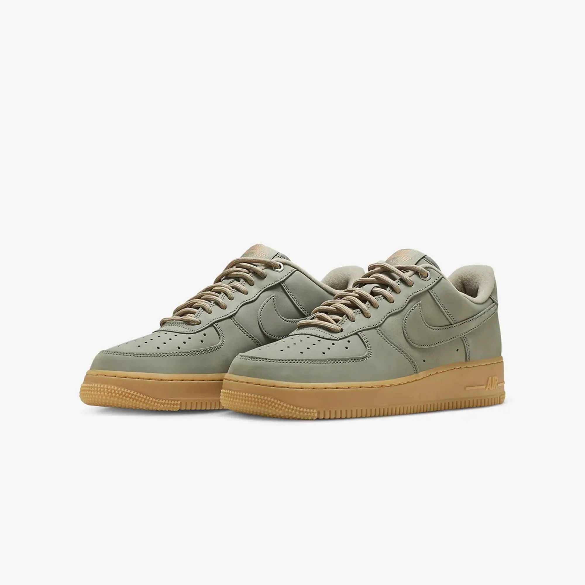 Nike | AIR FORCE 1 '07 { LIGHT ARMY/LIGHT ARMY-GUM LIGHT BROWN - Image 2