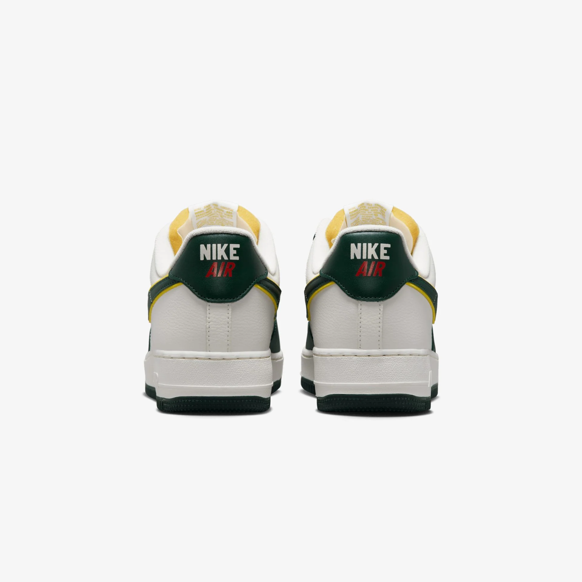 Nike | AIR FORCE 1 '07 LV8 { GREEN-OPTI YELLOW - Image 3