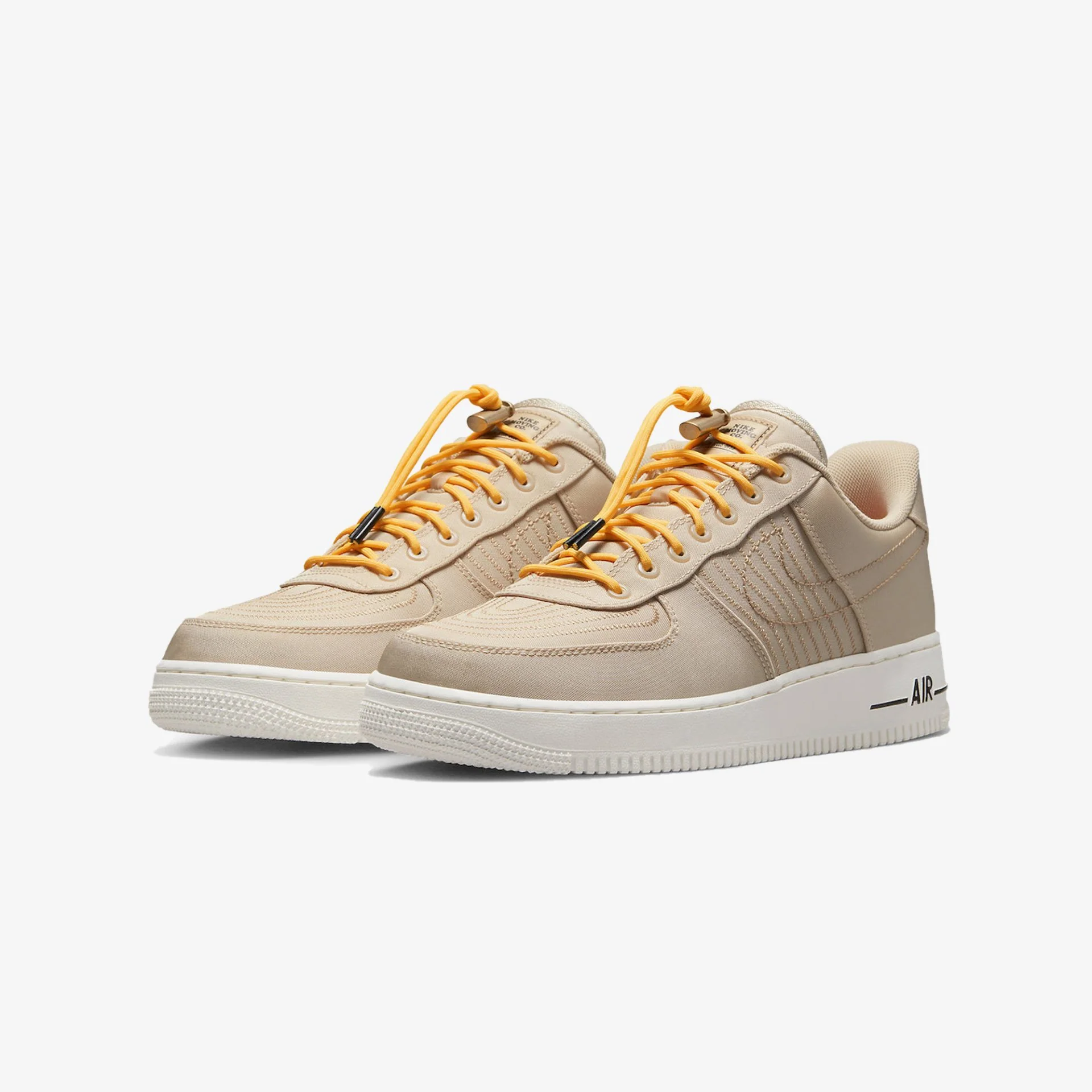 Nike | AIR FORCE 1 '07 LV8 { SANDDRIFT/SAIL-CITRON PULSE - Image 2