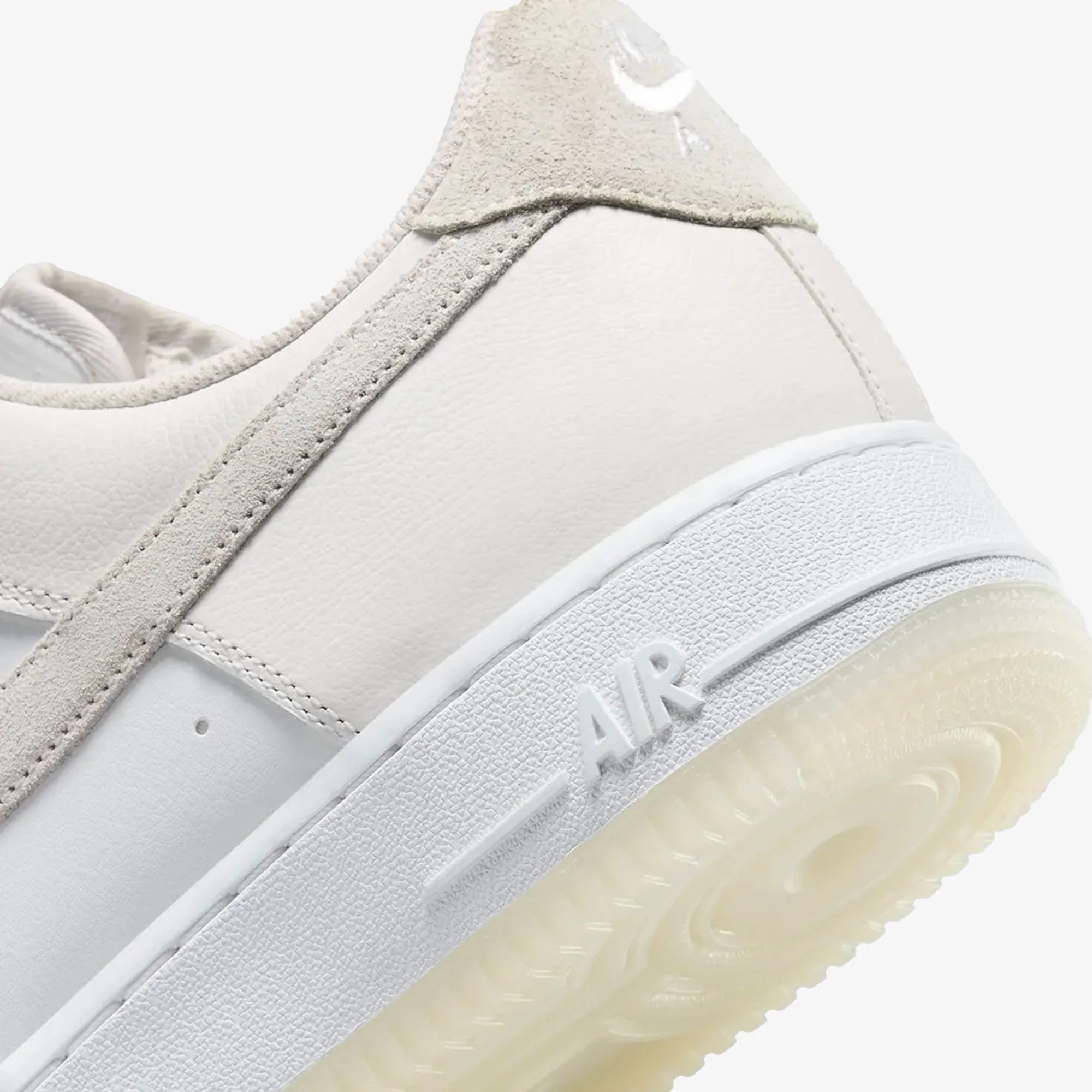 Nike | AIR FORCE 1 '07 LV8 { WHITE/PHANTOM-SUMMIT WHITE - Image 5