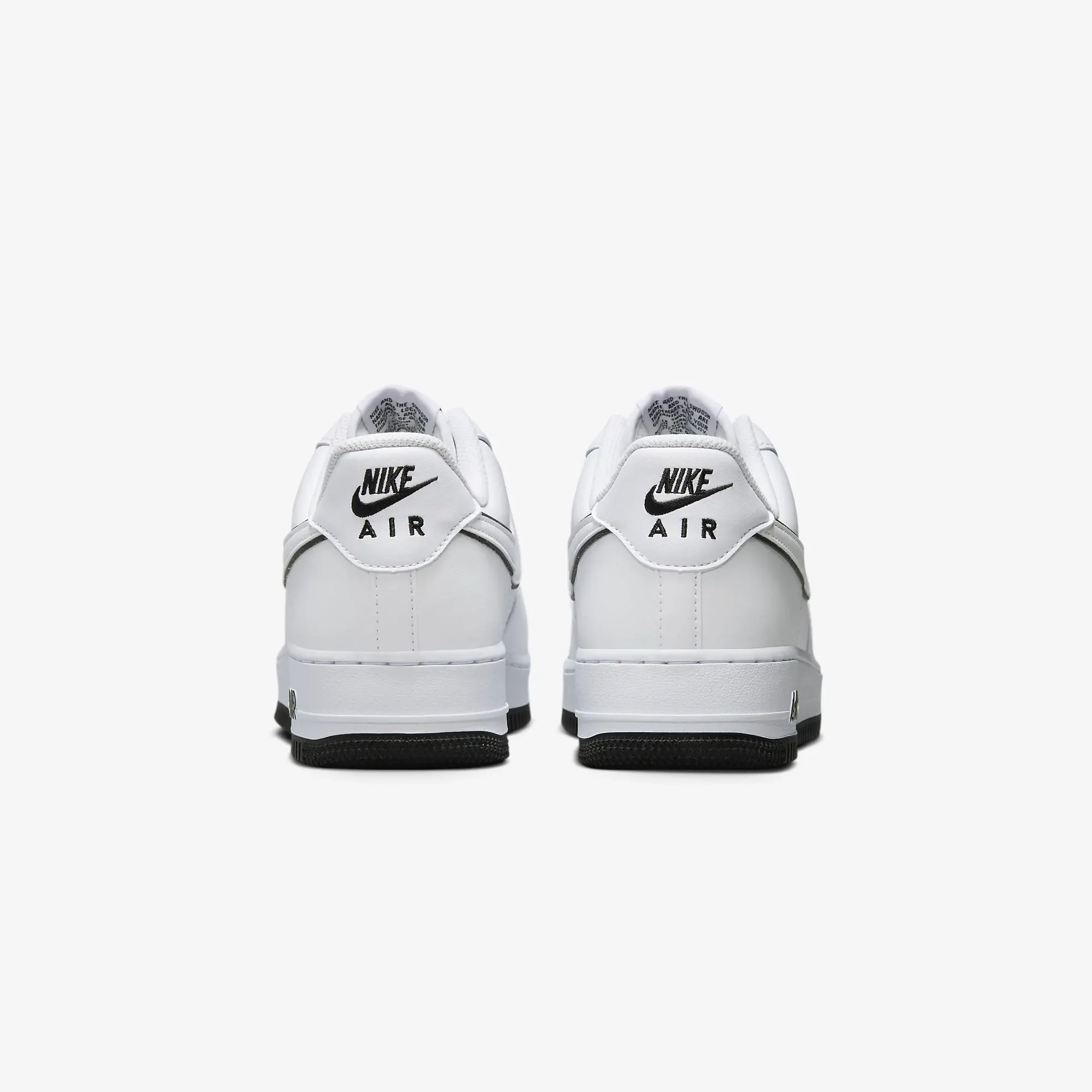 Nike | AIR FORCE 1 '07 { WHITE/BLACK-WHITE - Image 3