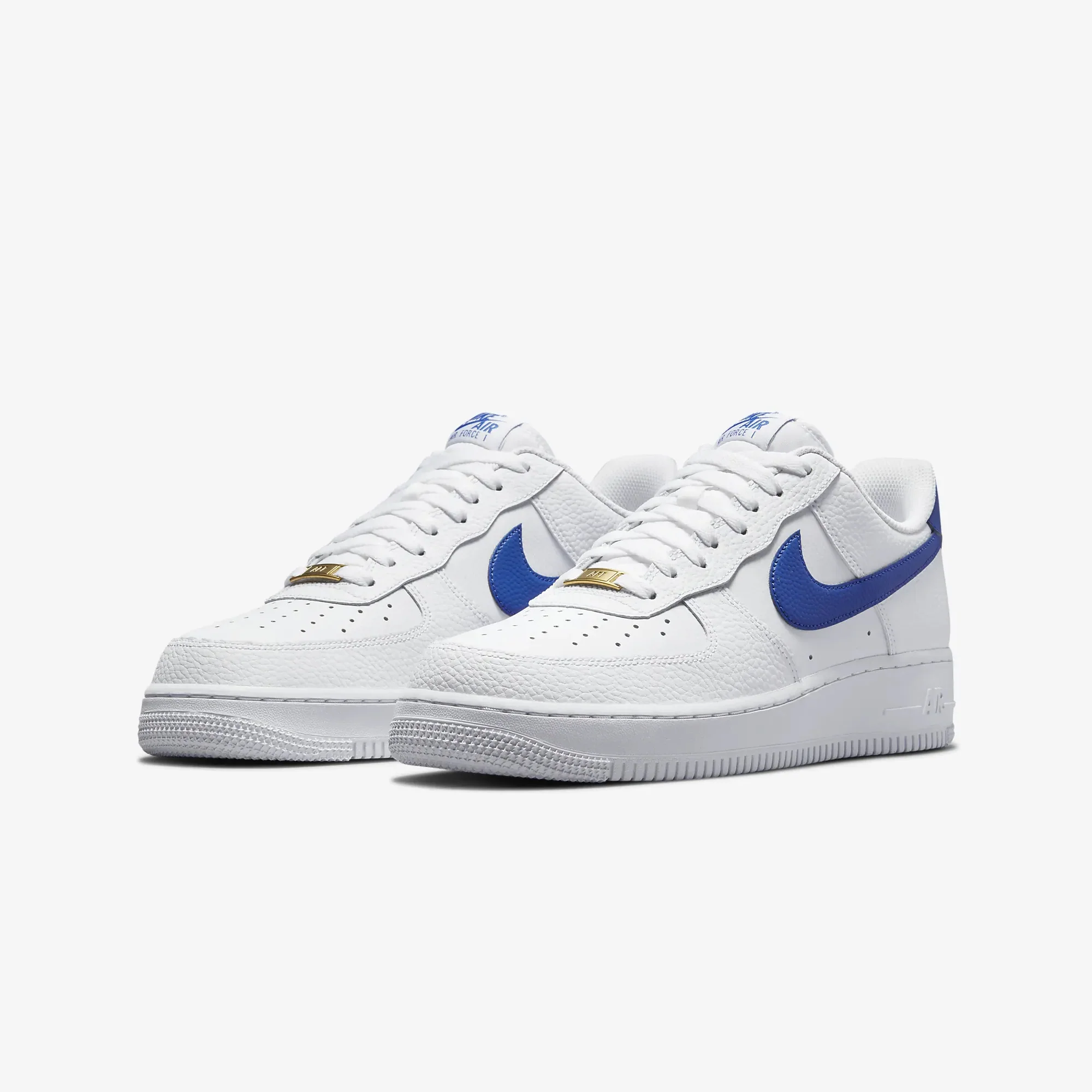 Nike | AIR FORCE 1 '07 { WHITE/BLUE - Image 2