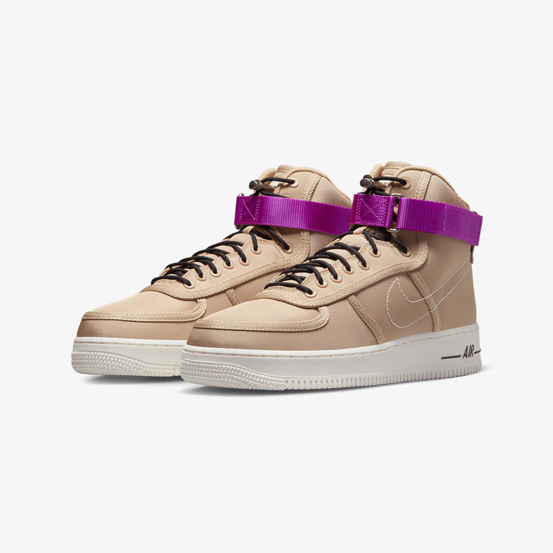 Nike | AIR FORCE 1 HIGH '07 LV8 { HEMP/FUCHSIA - Image 2