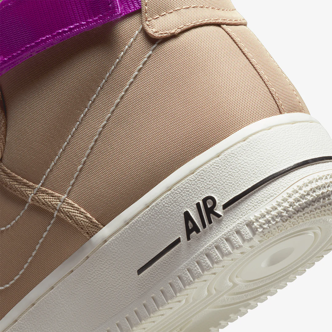 Nike | AIR FORCE 1 HIGH '07 LV8 { HEMP/FUCHSIA - Image 5