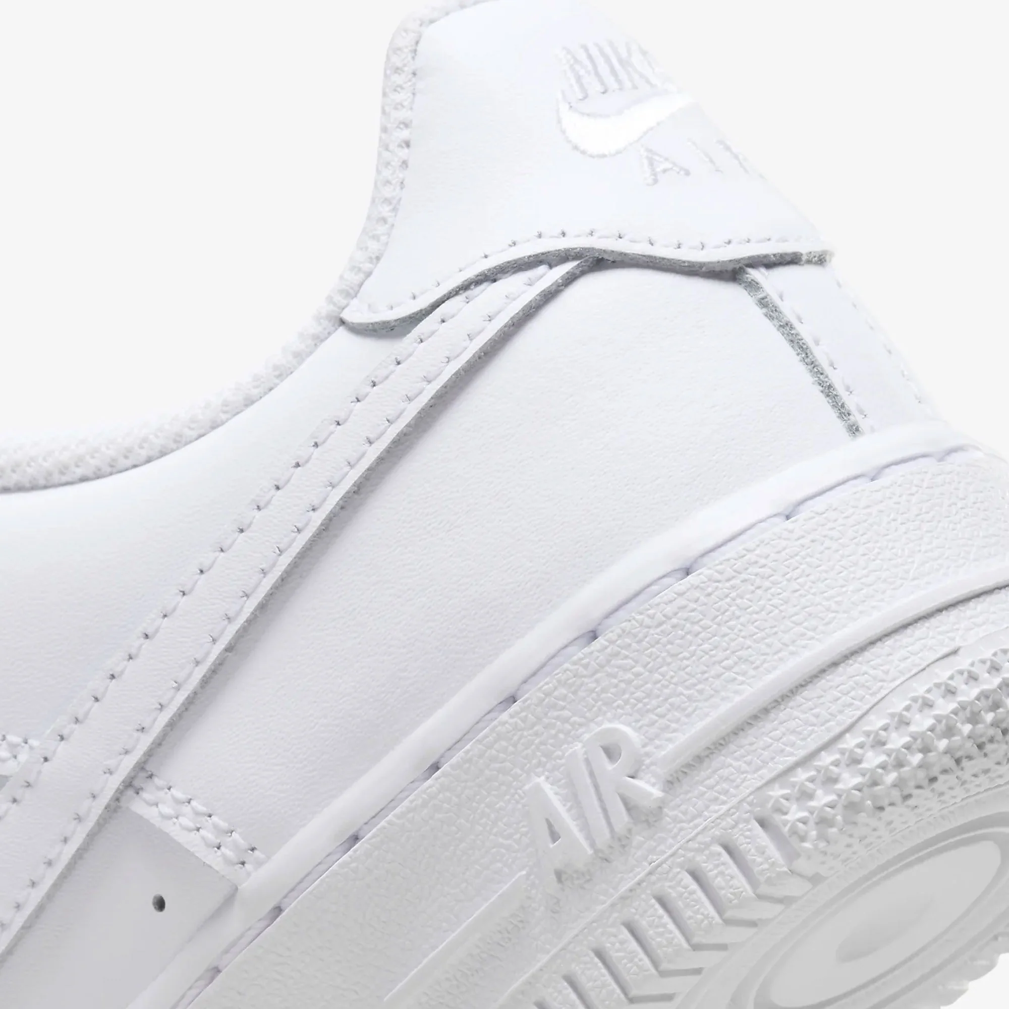 Nike | AIR FORCE 1 LE (GS)  { WHITE/WHITE-WHITE-WHITE - Image 5