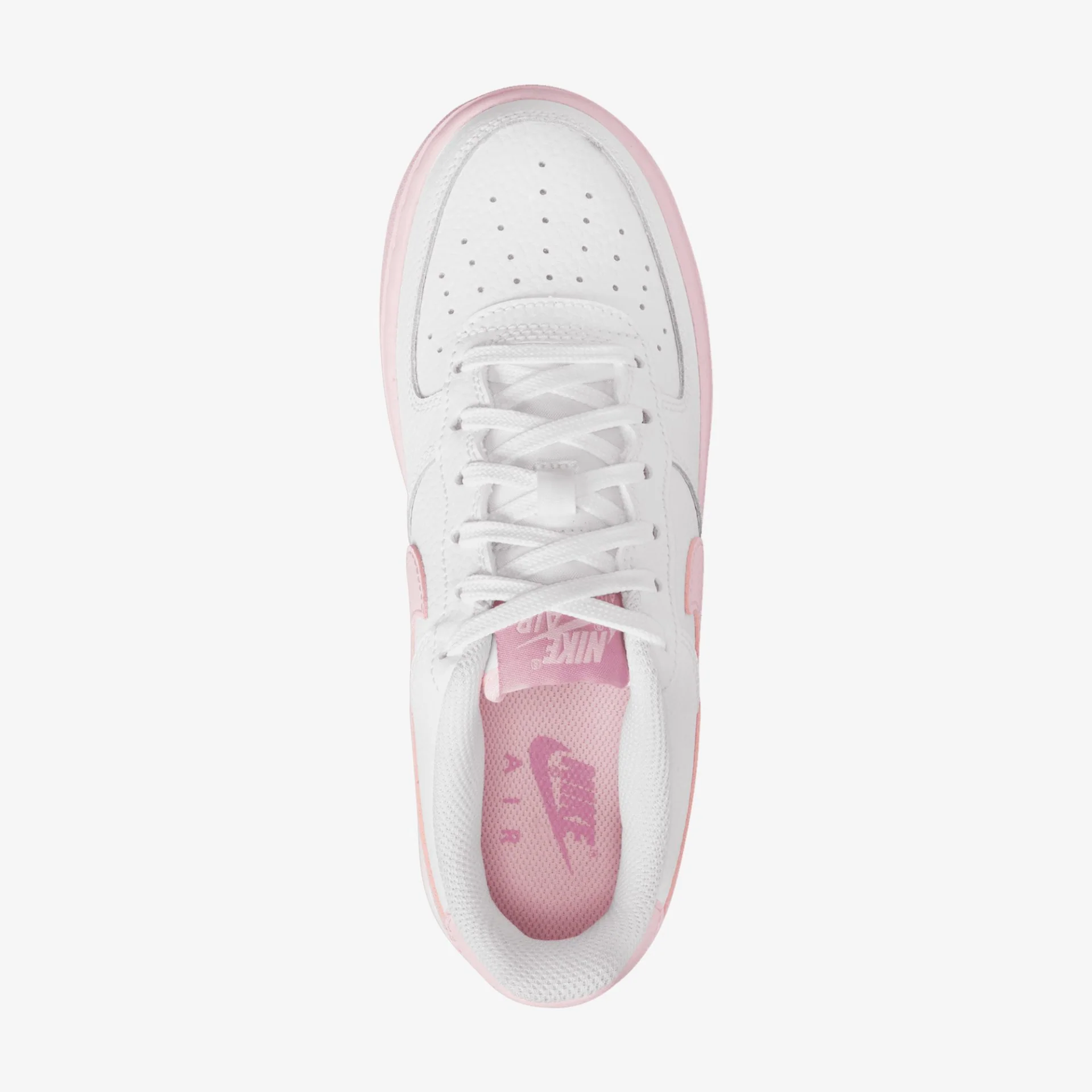 Nike | AIR FORCE 1 LOW { WHITE / PINK - Image 2