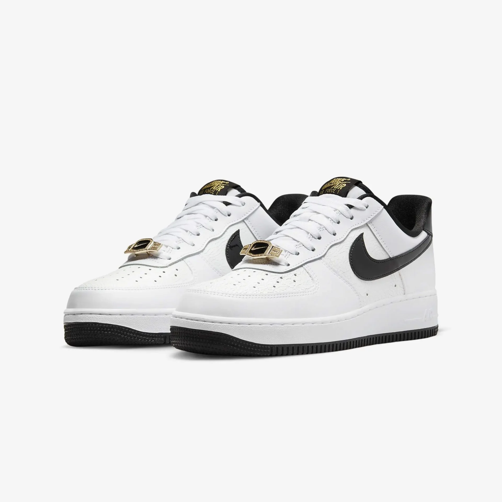 Nike | AIR FORCE 1 LOW WORLD CHAMP { WHITE / BLACK - Image 2