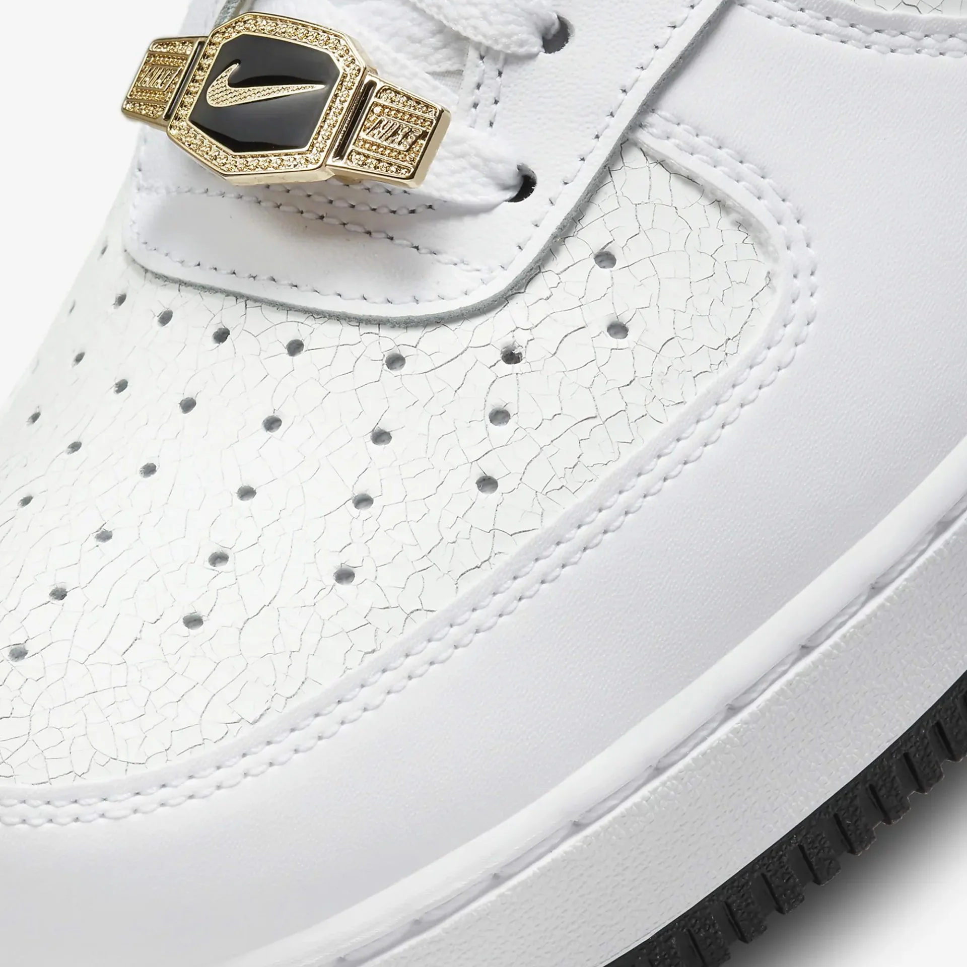 Nike | AIR FORCE 1 LOW WORLD CHAMP { WHITE / BLACK - Image 4