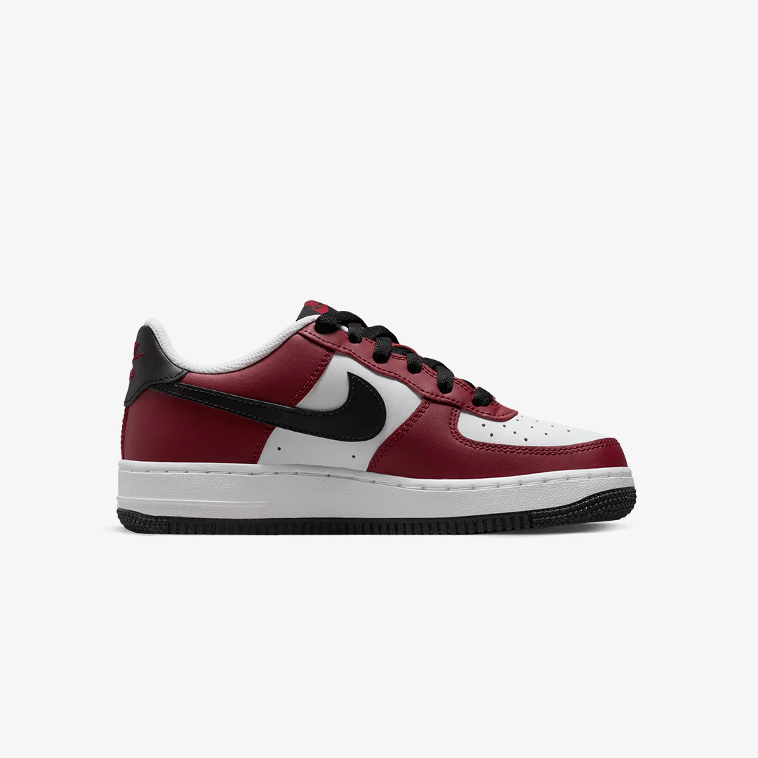 Nike | AIR FORCE 1 LV8 { TEAM RED/BLACK-WHITE