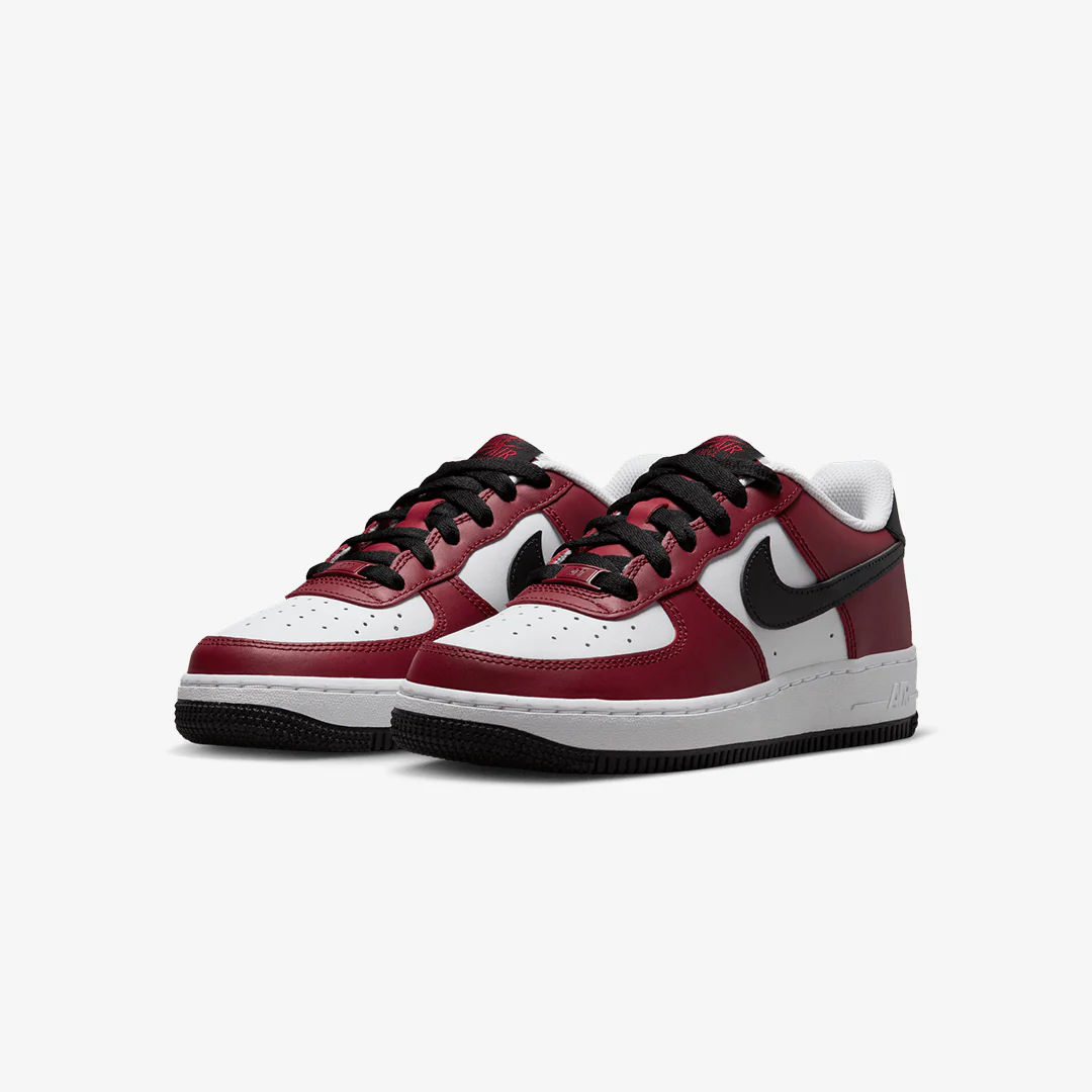 Nike | AIR FORCE 1 LV8 { TEAM RED/BLACK-WHITE - Image 2
