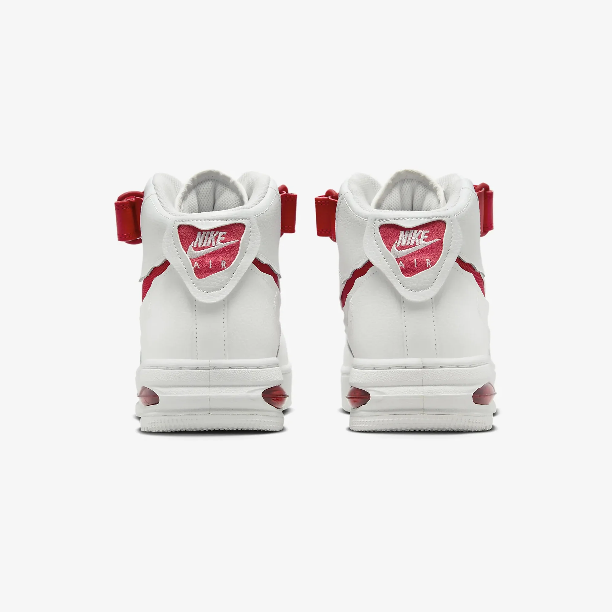 Nike | AIR FORCE 1 MID EVO { SUMMIT WHITE/UNIVERSITY RED-SUMMIT WHITE - Image 3