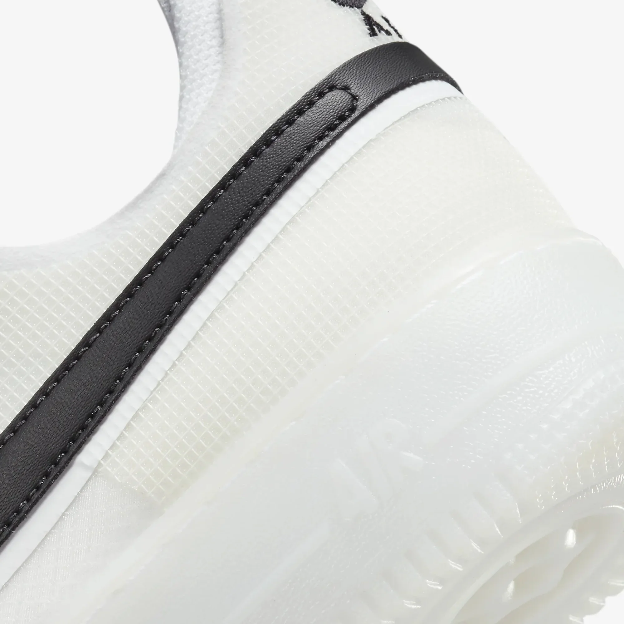 Nike | AIR FORCE 1 REACT { WHITE/BLACK - Image 5