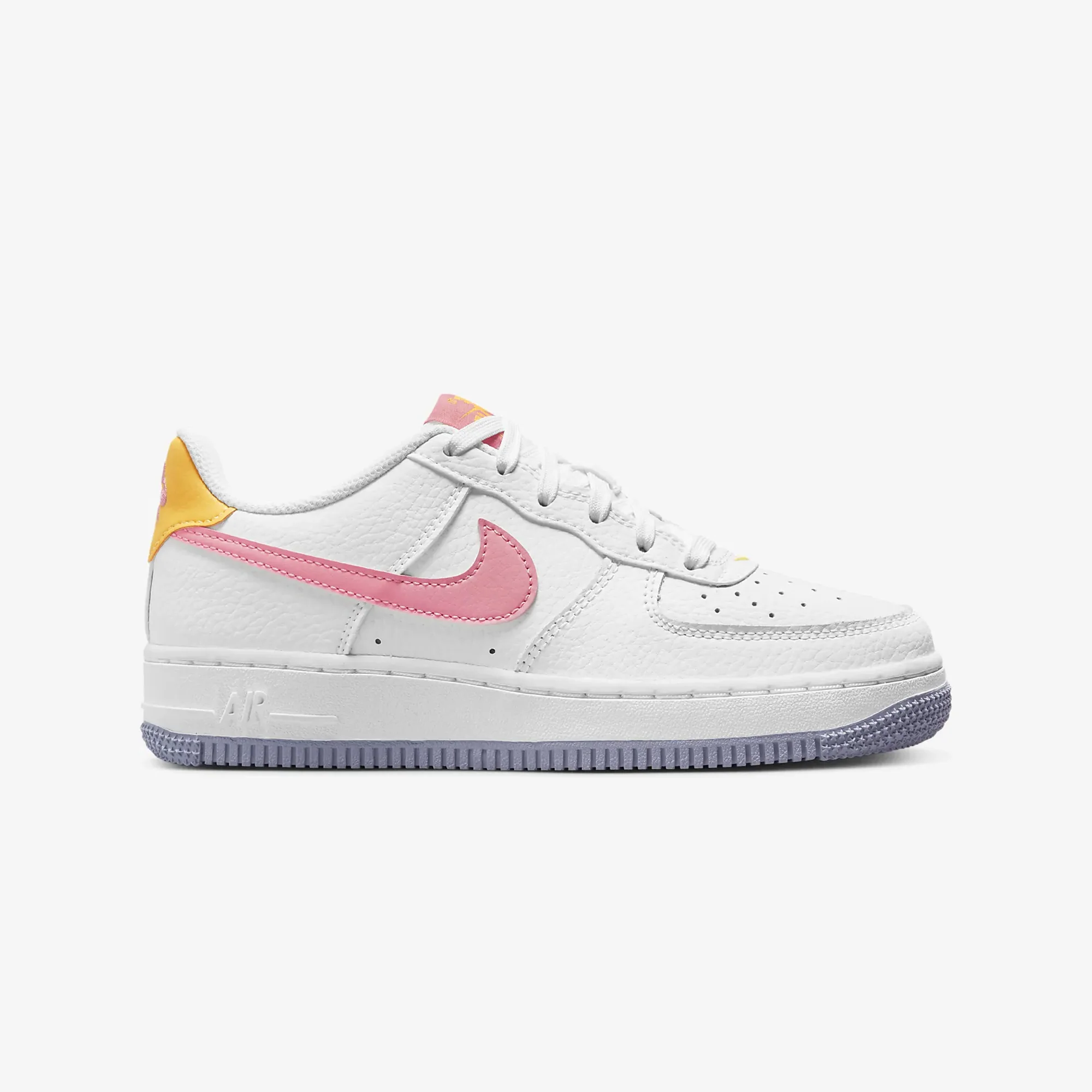 Nike | AIR FORCE 1 { WHITE/CORAL CHALK-LASER ORANGE