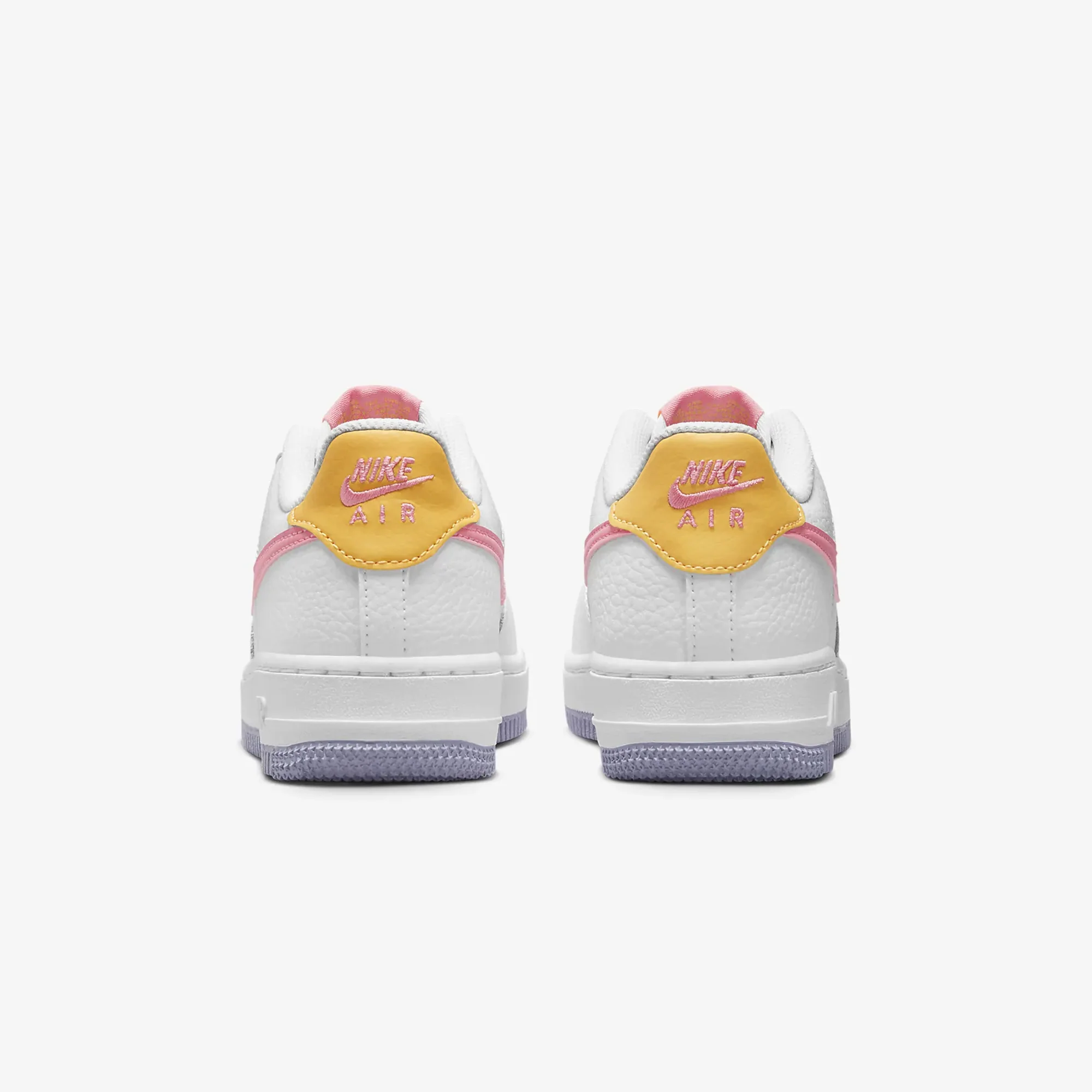 Nike | AIR FORCE 1 { WHITE/CORAL CHALK-LASER ORANGE - Image 3