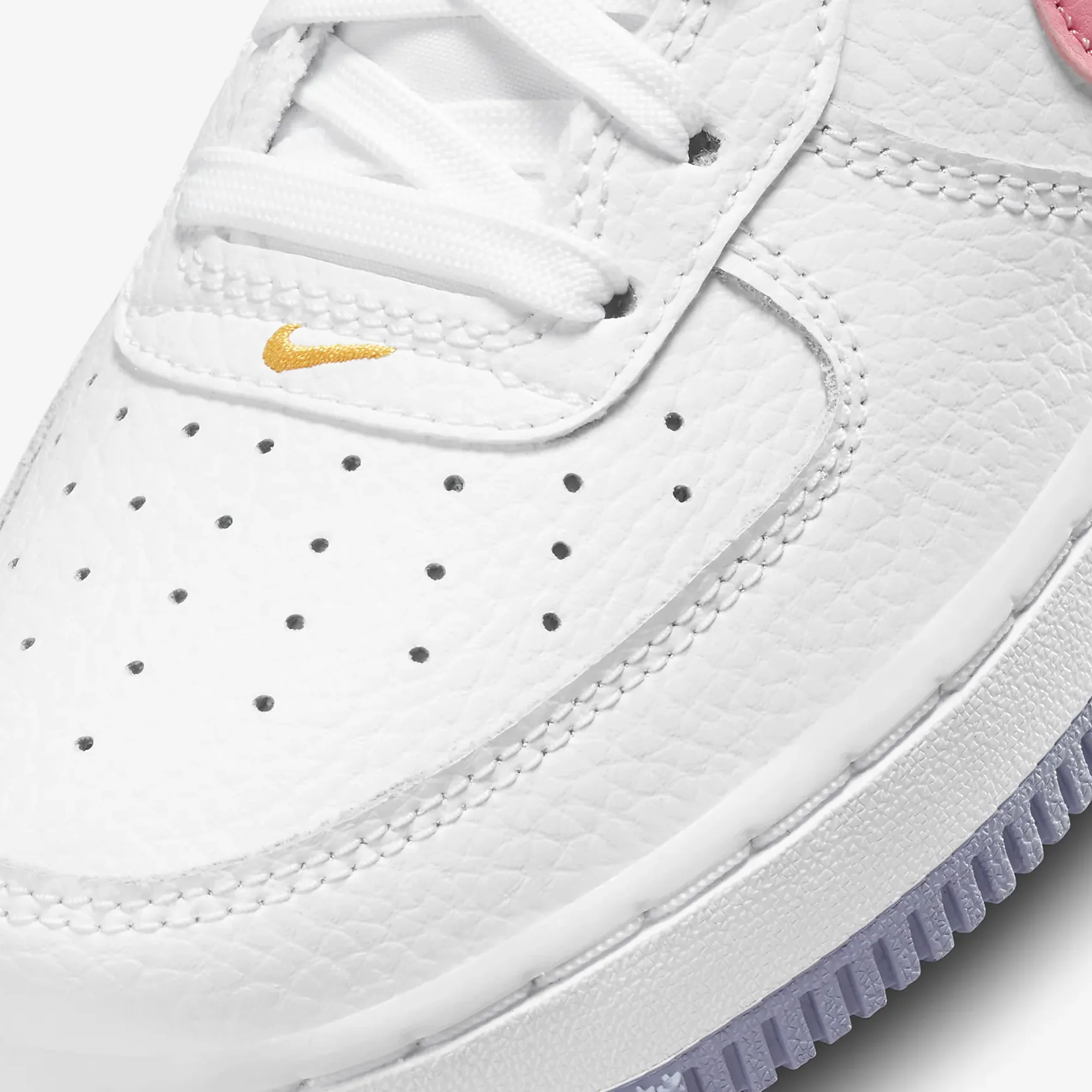 Nike | AIR FORCE 1 { WHITE/CORAL CHALK-LASER ORANGE - Image 4