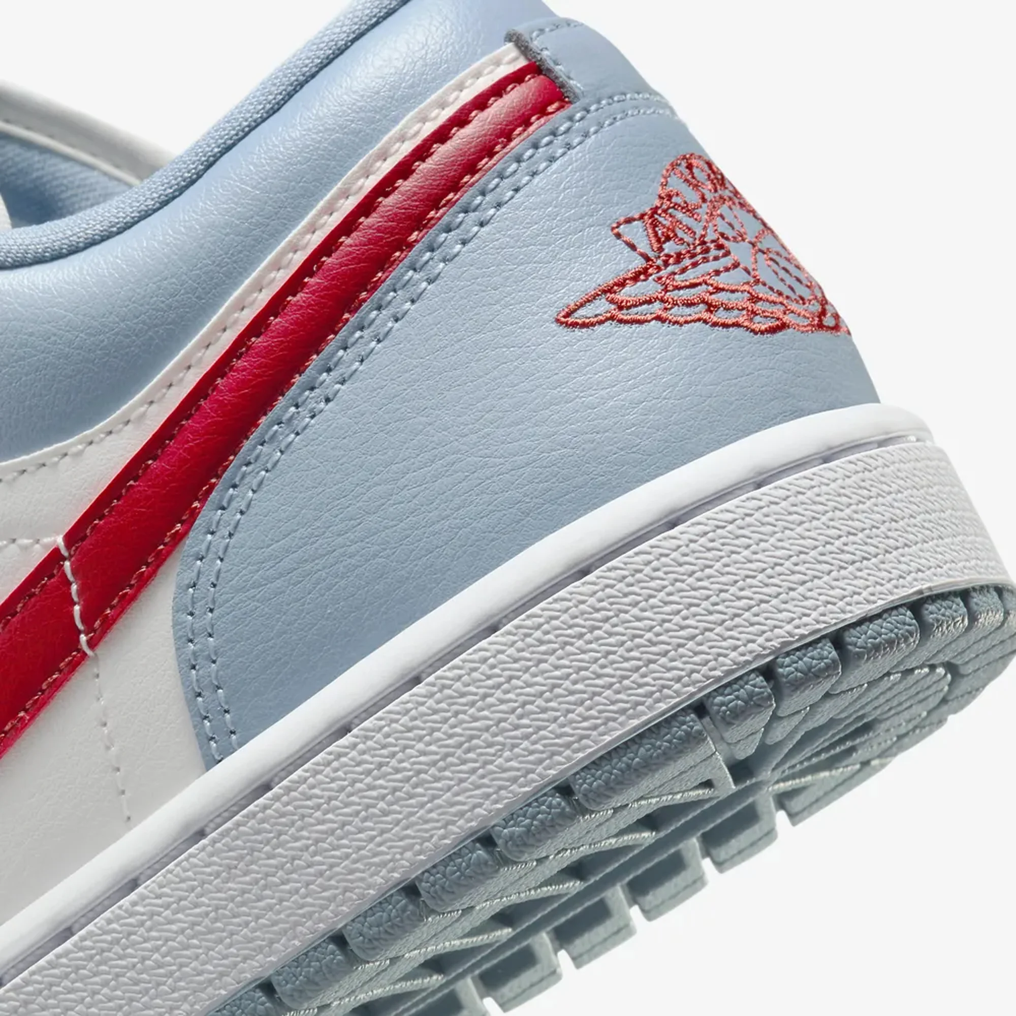 Jordan | AIR JORDAN 1 LOW { SAIL/DUNE RED-BLUE GREY-WHITE - Image 5