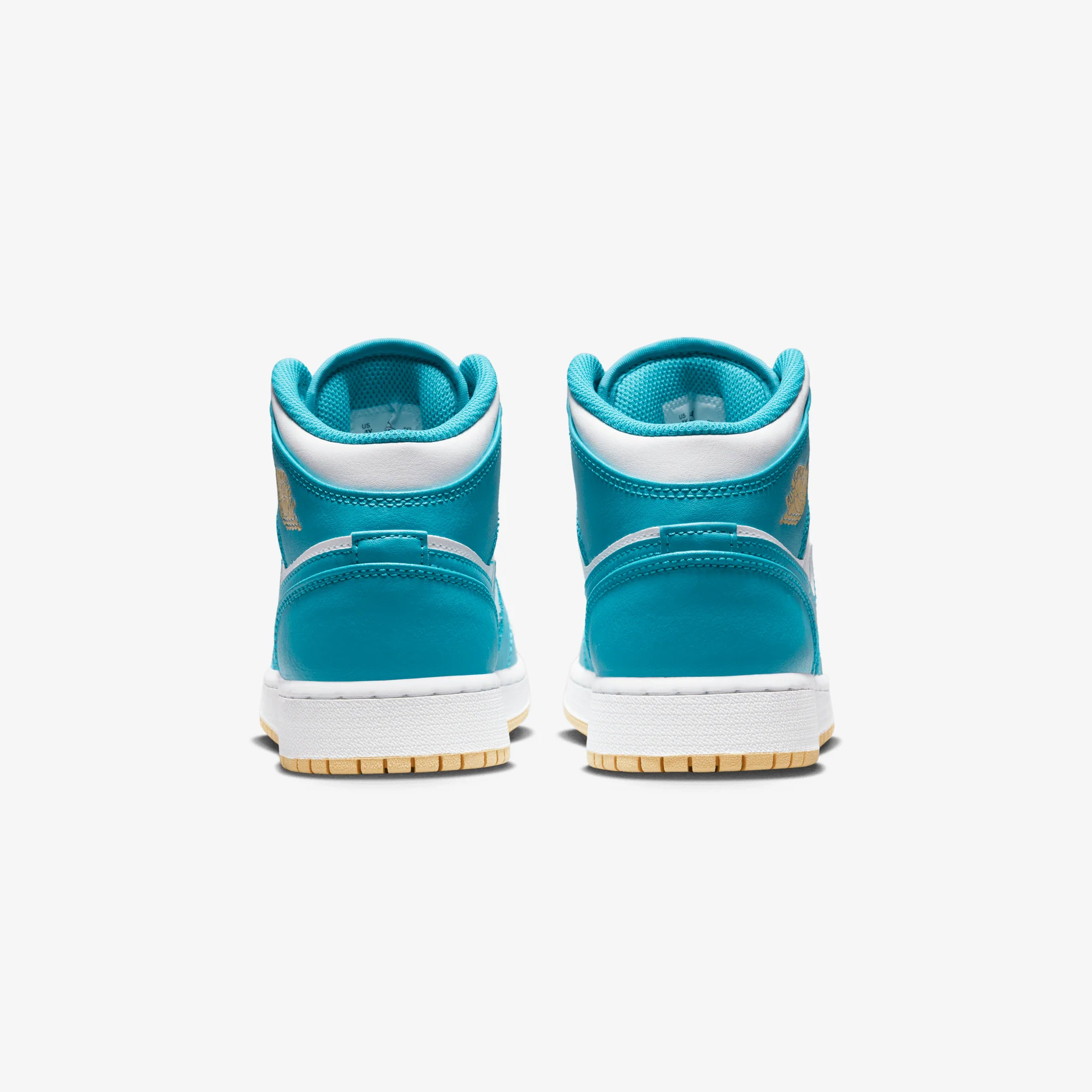 Jordan | AIR JORDAN 1 MID { AQUATONE/CELESTIAL GOLD-WHITE - Image 3