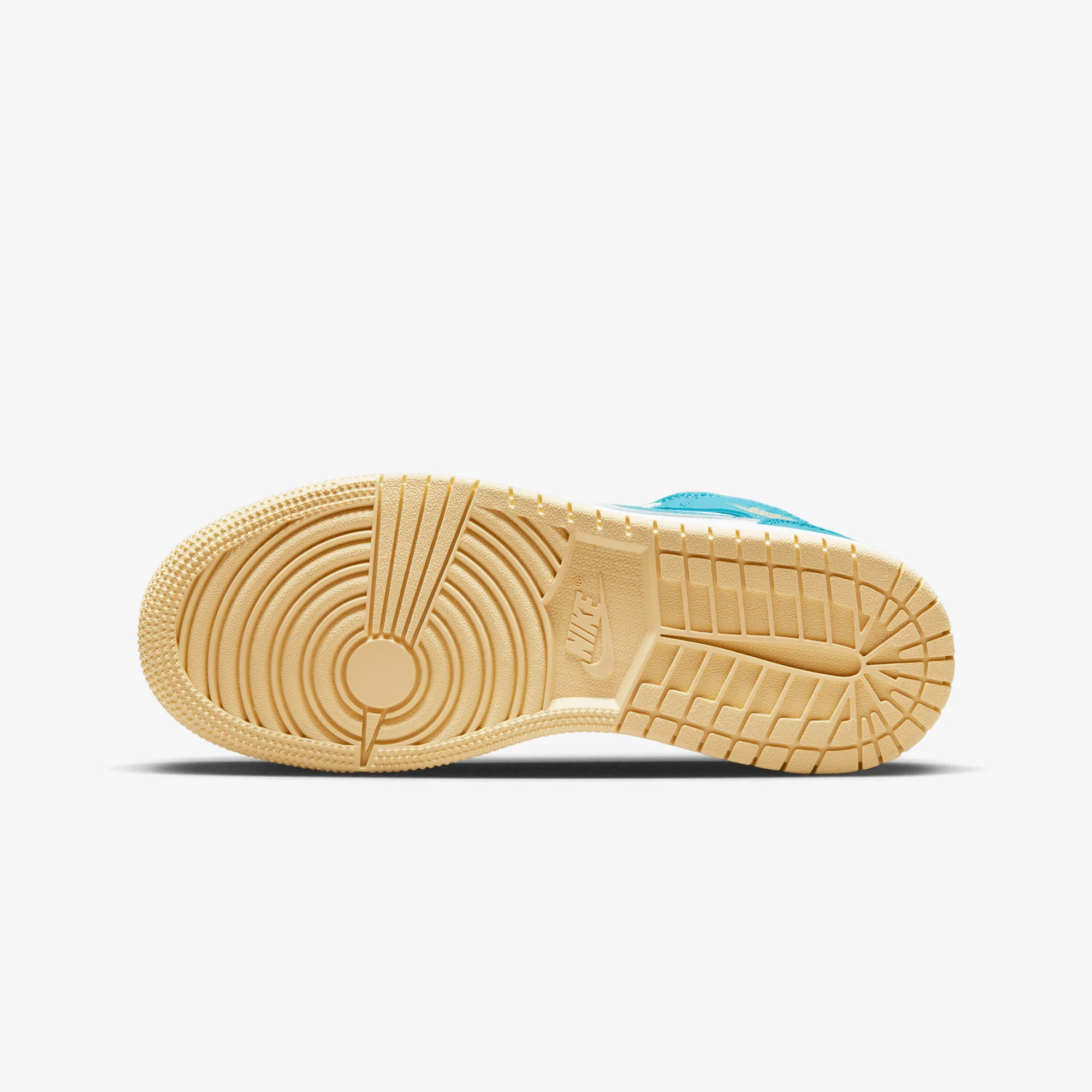 Jordan | AIR JORDAN 1 MID { AQUATONE/CELESTIAL GOLD-WHITE - Image 6