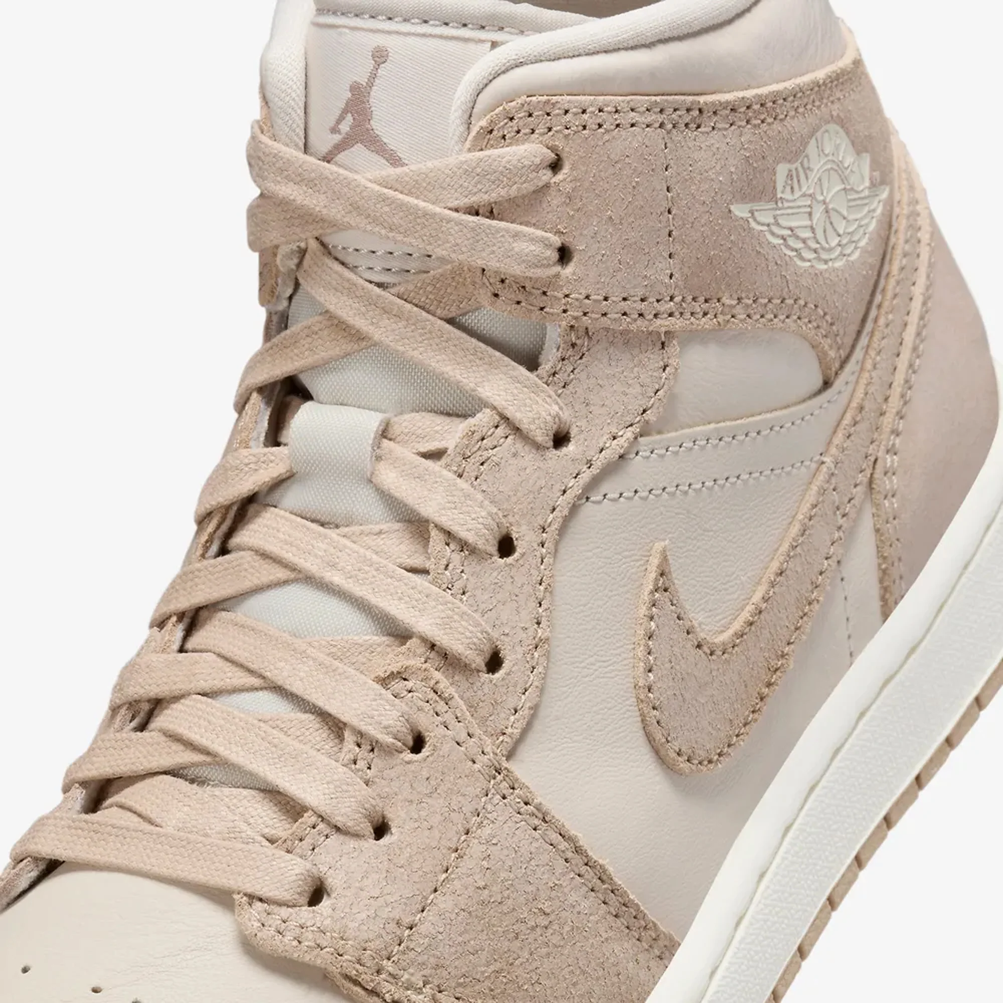 Jordan | AIR JORDAN 1 MID SE { LEGEND LT BROWN/LEGEND MD BROWN-SAIL - Image 4