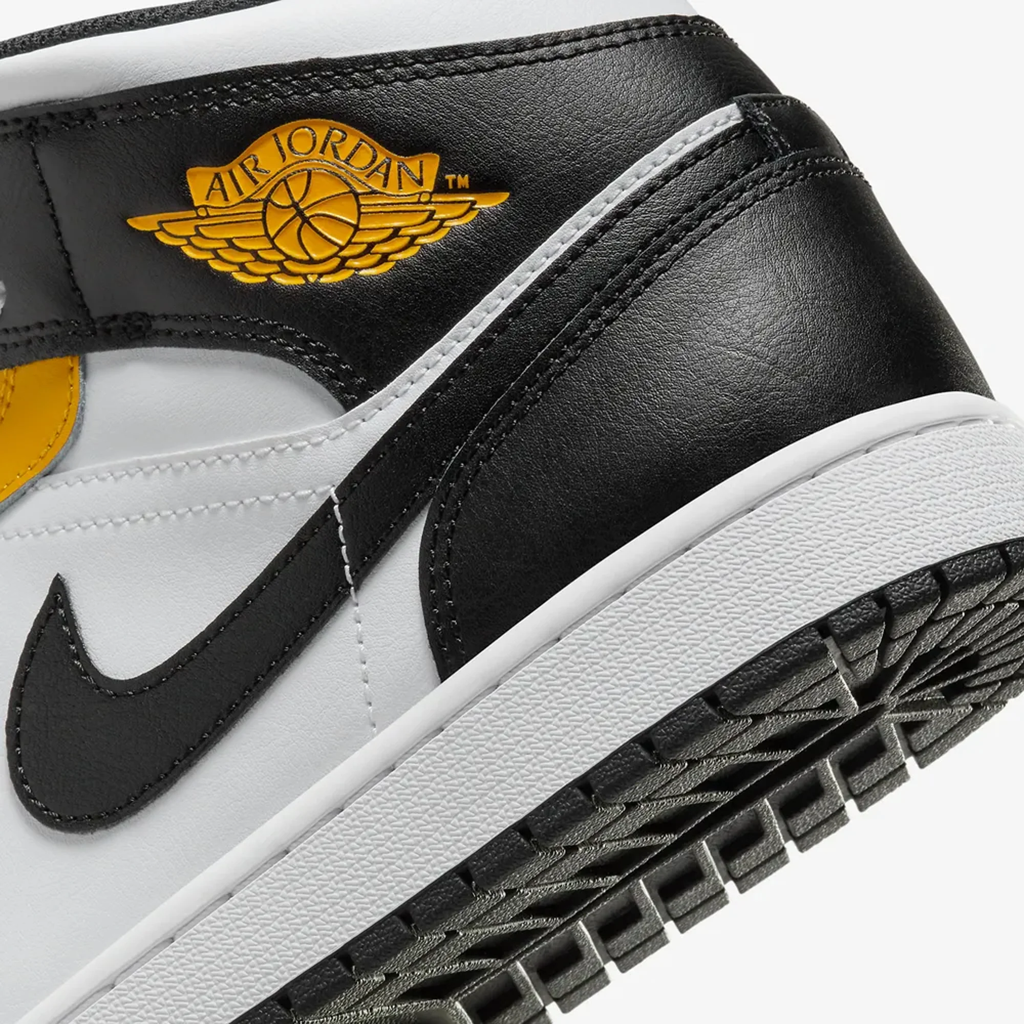 Jordan | AIR JORDAN 1 MID { YELLOW OCHRE/BLACK-WHITE-YELLOW OCHRE - Image 5