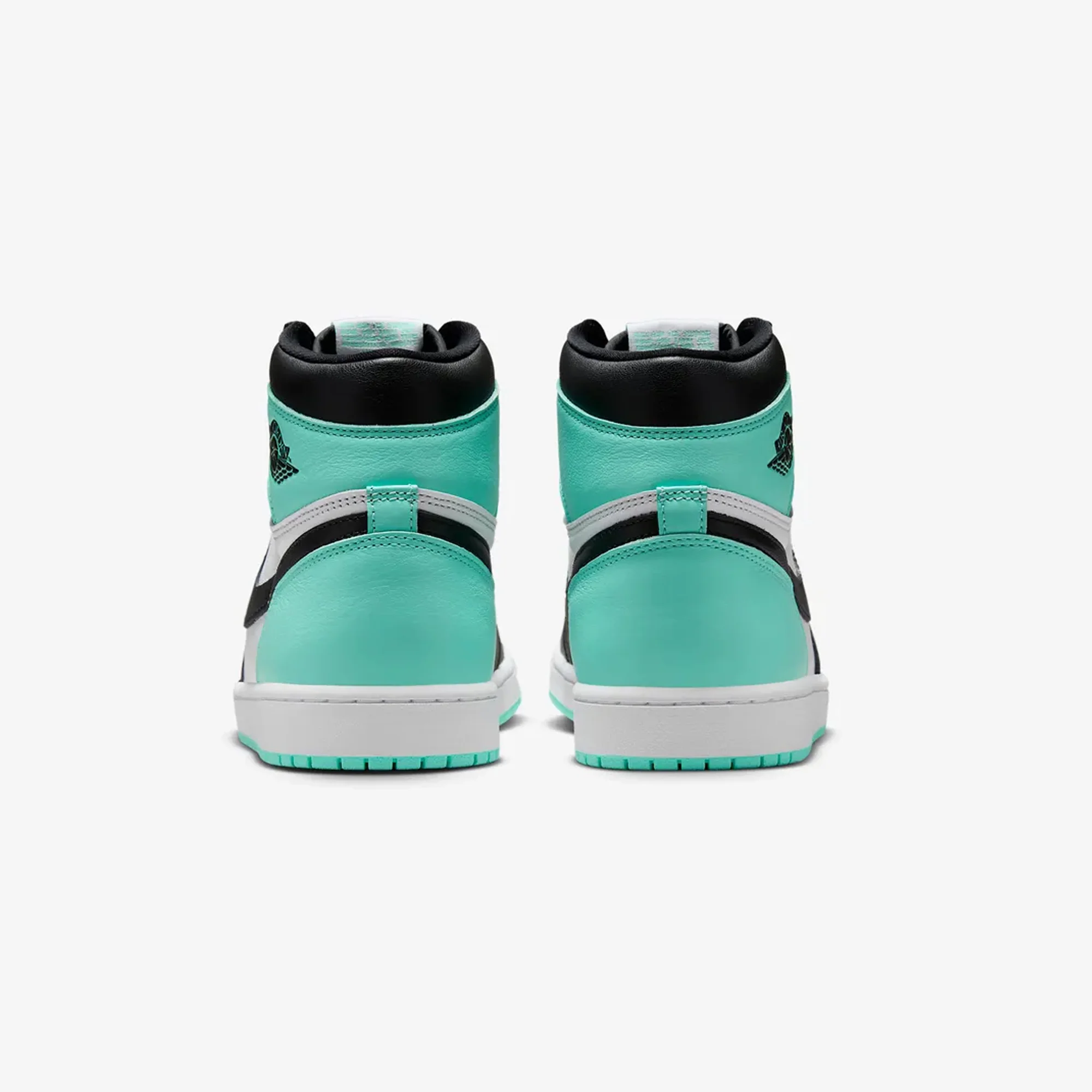 Jordan | AIR JORDAN 1 RETRO HIGH OG { WHITE/BLACK-GREEN GLOW - Image 3